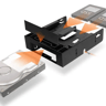 NEW ICY DOCK “FLEX-FIT TRIO” – 5.25” FRONT BAY CONVERTER ADAPTER BRACKET FOR 2.5” & 3.5” SSD/HDDs