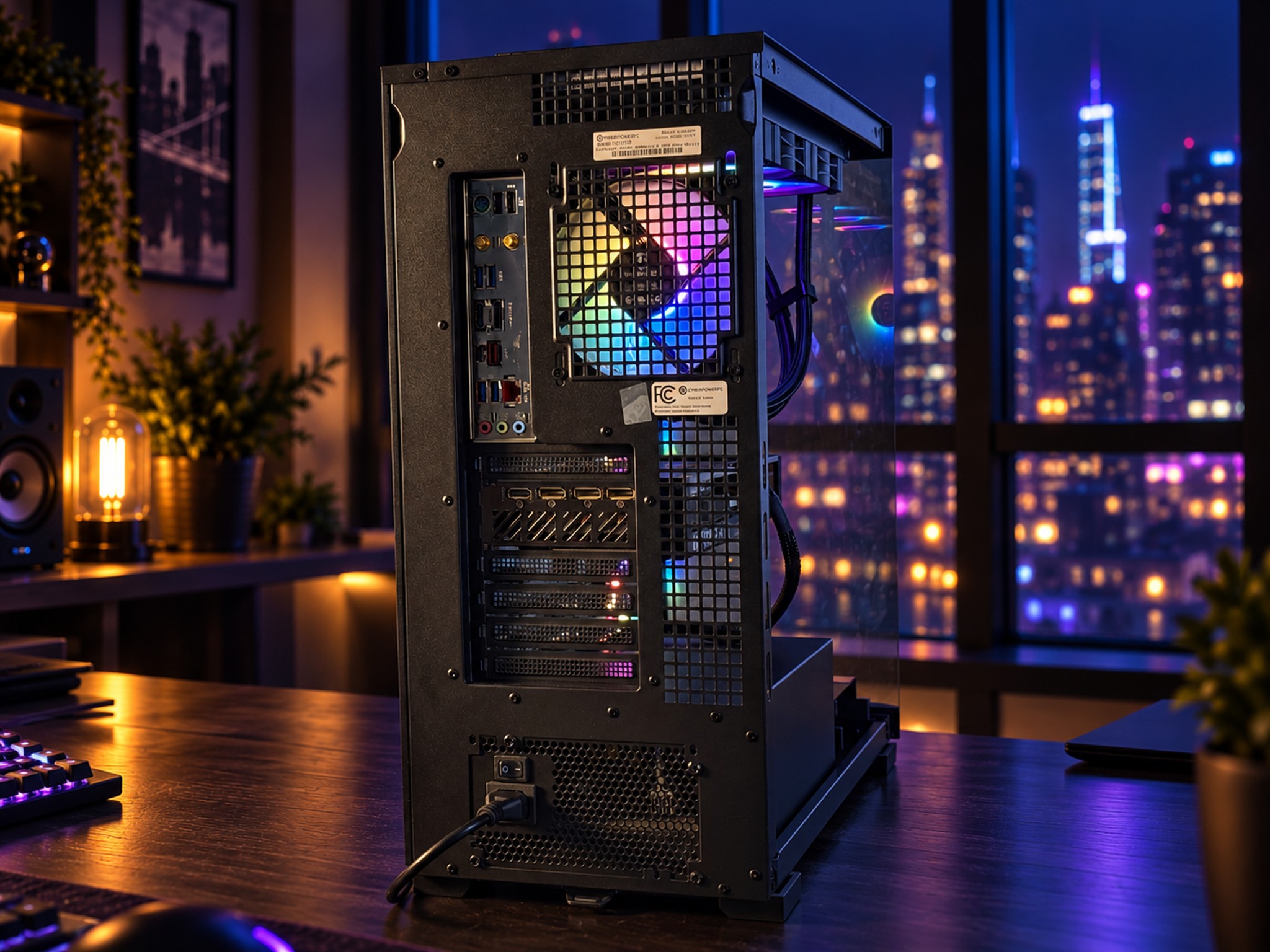 🌈⃤  SPECTRE V2 Gaming PC | RTX 4070 Super | i9-14900KF | 32GB DDR5 | 1TB NVME | WiFi+BT | FREE SHIP