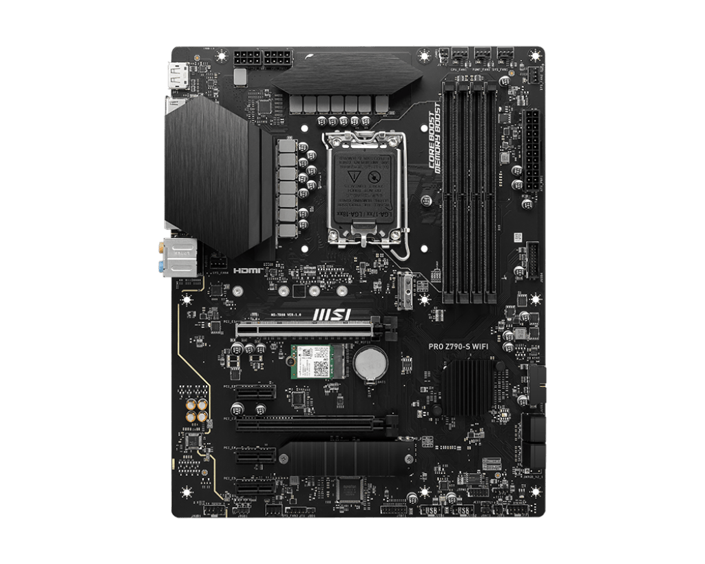 [New] MSI PRO Z790-S WIFI LGA 1700 ATX DDR5 SATA 6Gbps 2.5G LAN with Wi-Fi 6E Motherboard