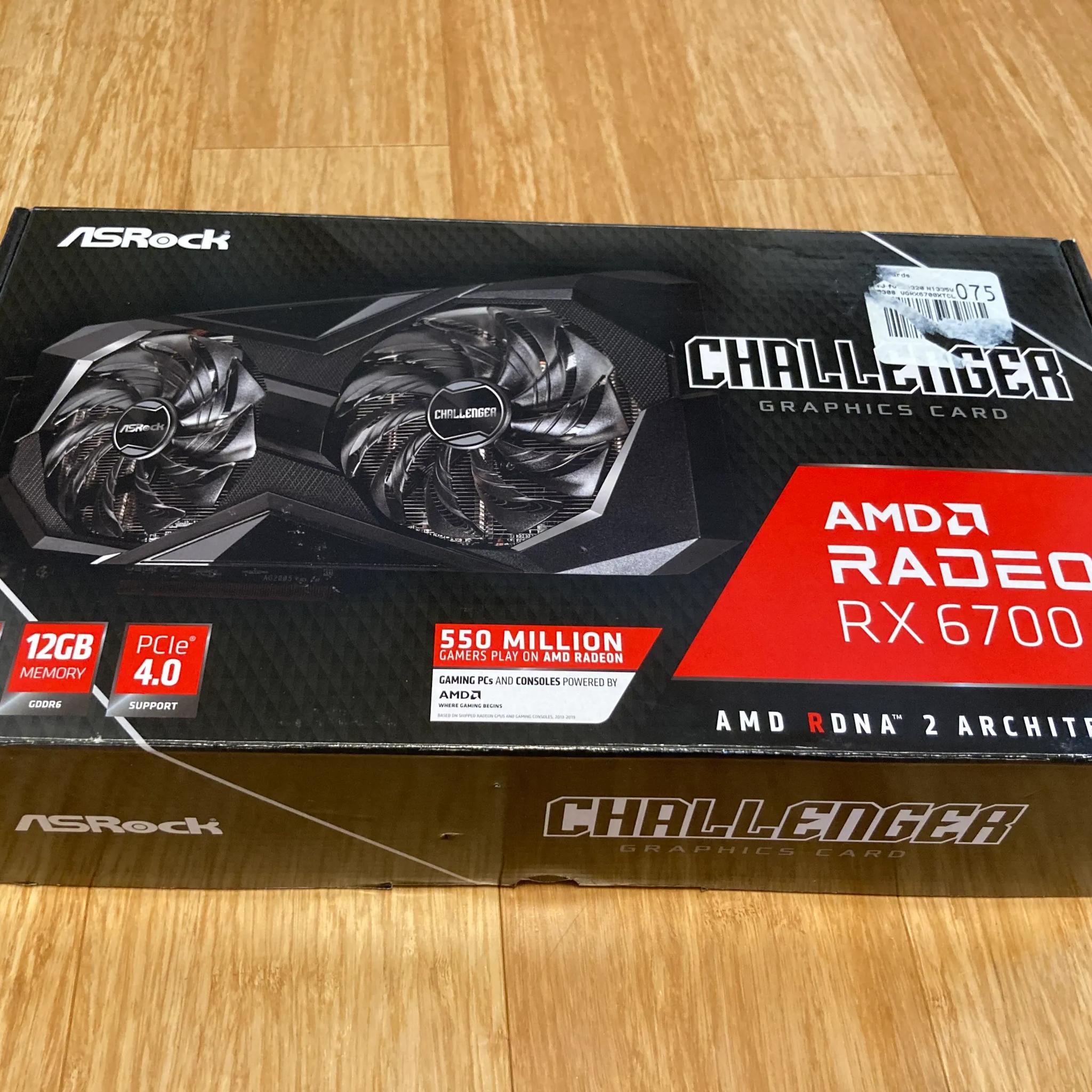 ASRock AMD Radeon RX 6700 XT Challenger 12GB (Like new)