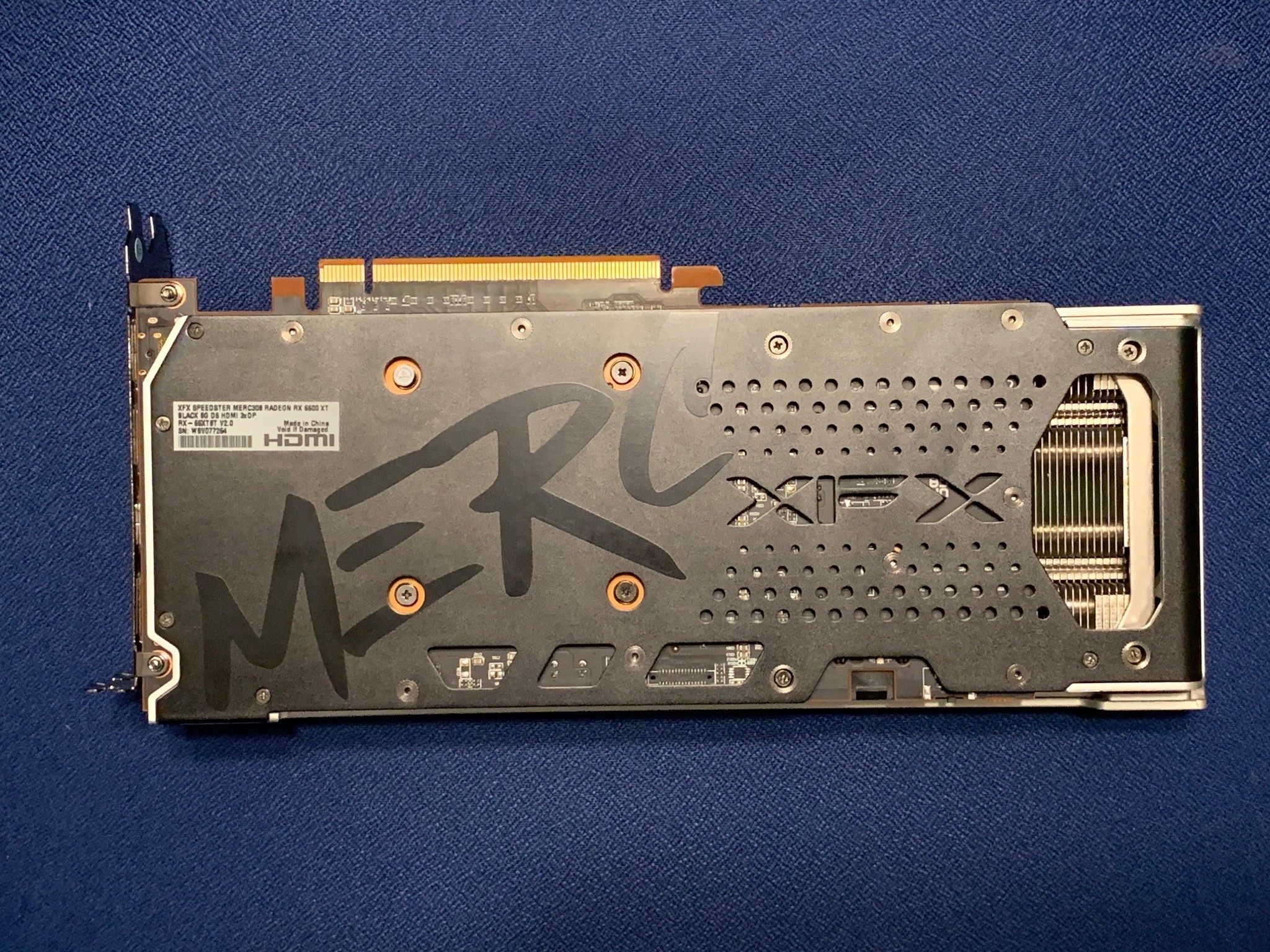 XFX Speedster MERC 308 AMD Radeon RX 6600 XT Black GDDR6 8GB Graphics Card, Used.