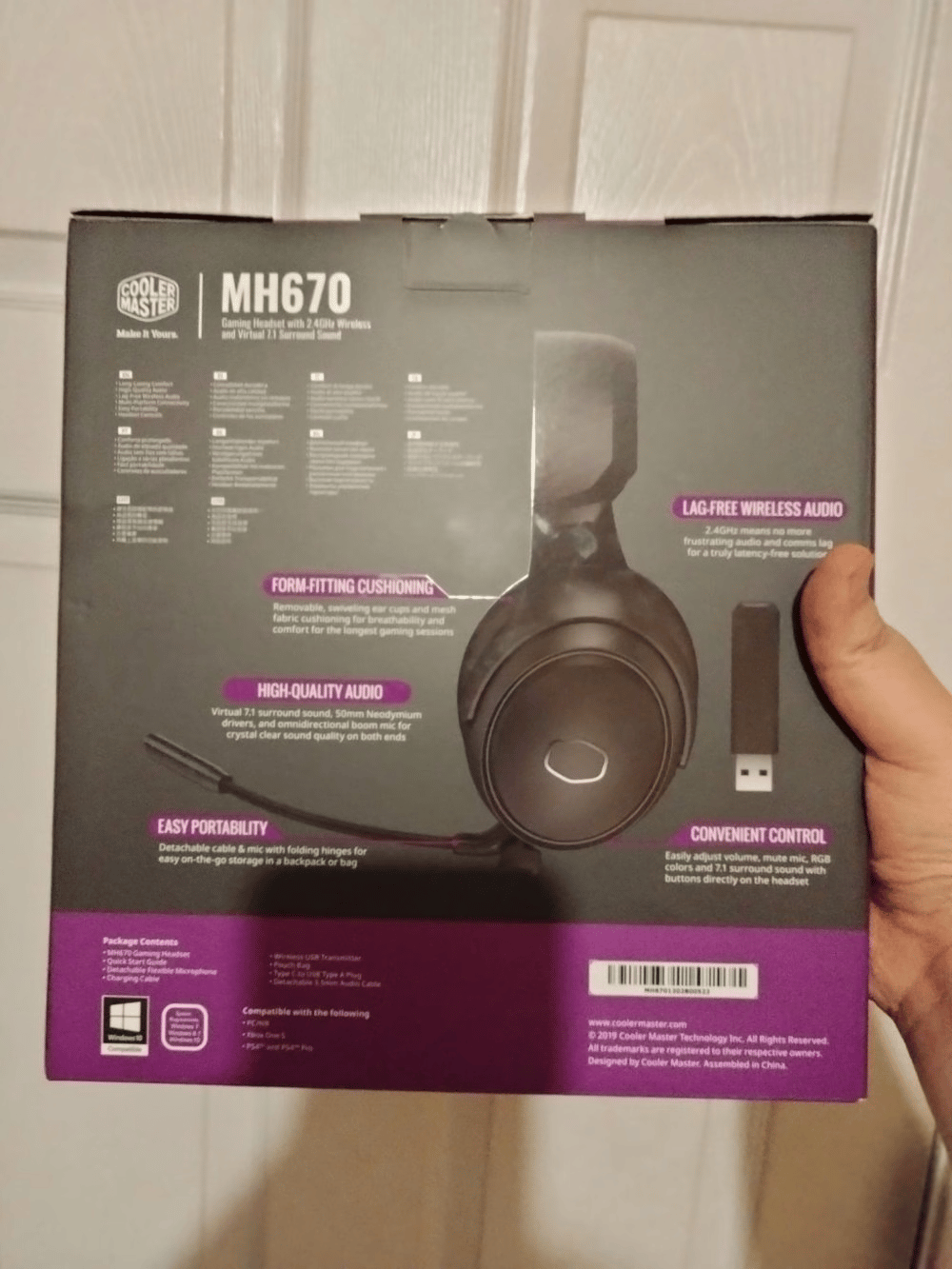 BNIB Cooler Master MH670 Wireless Gaming Headset