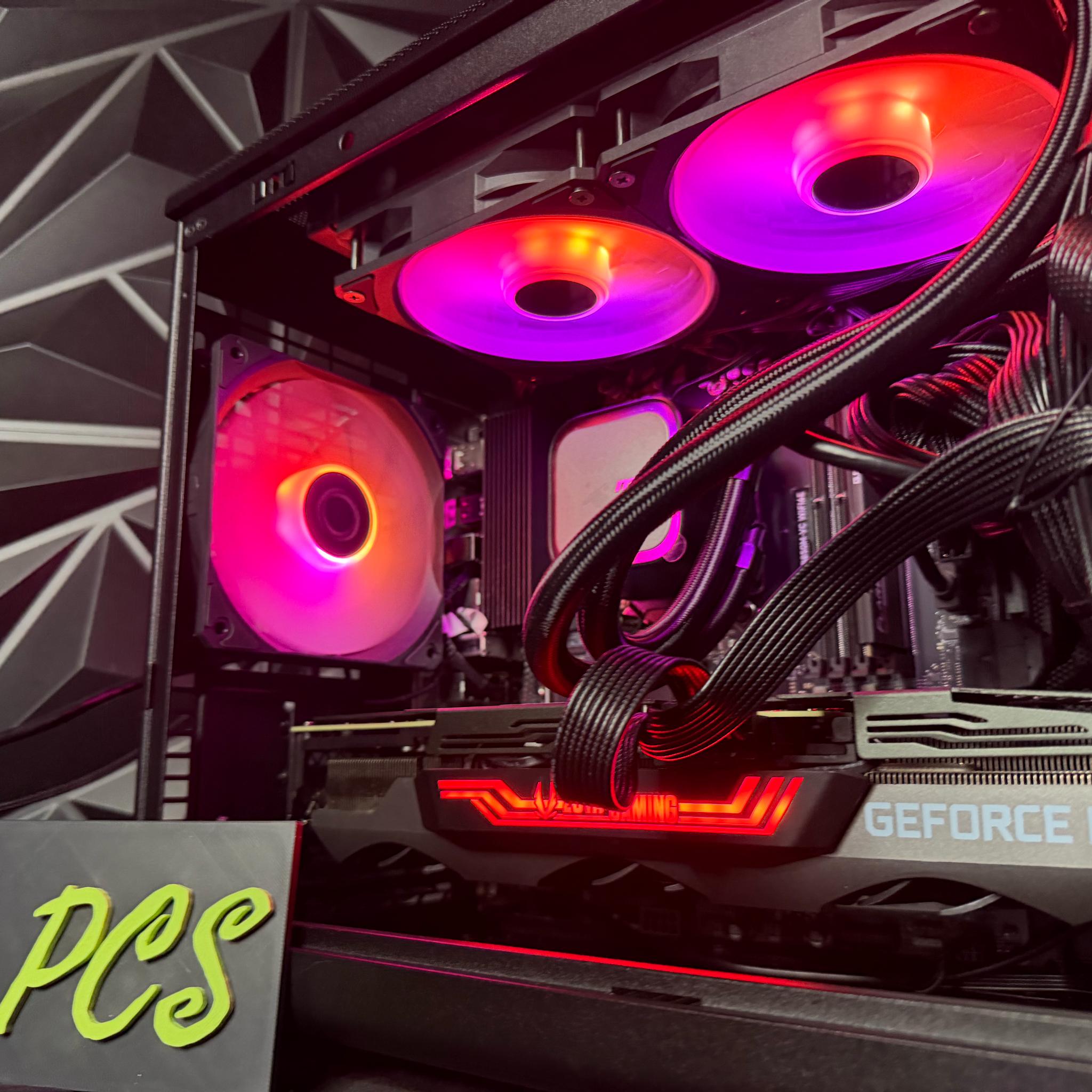 🌑⚡ ZERO DARK 7580 ⚡🌑 Ryzen 5 7500X3D| RTX 3080| 16 GB DDR5| 1.25 TB Nvme| 750W PSU