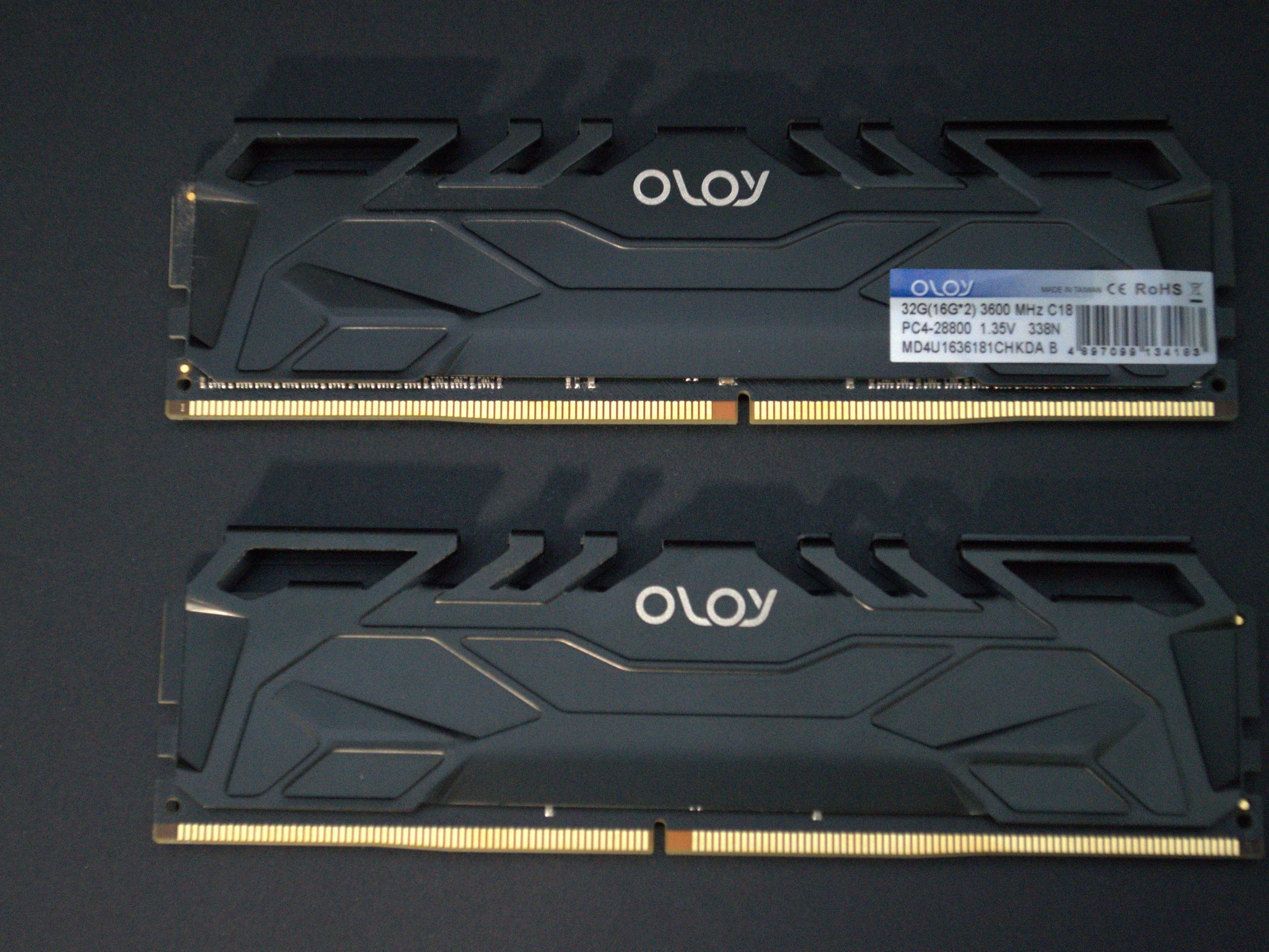 32GB (2×16GB) OLOy OWL DDR4 3600MHz CL18 Gaming RAM – Fast Ryzen Memory
