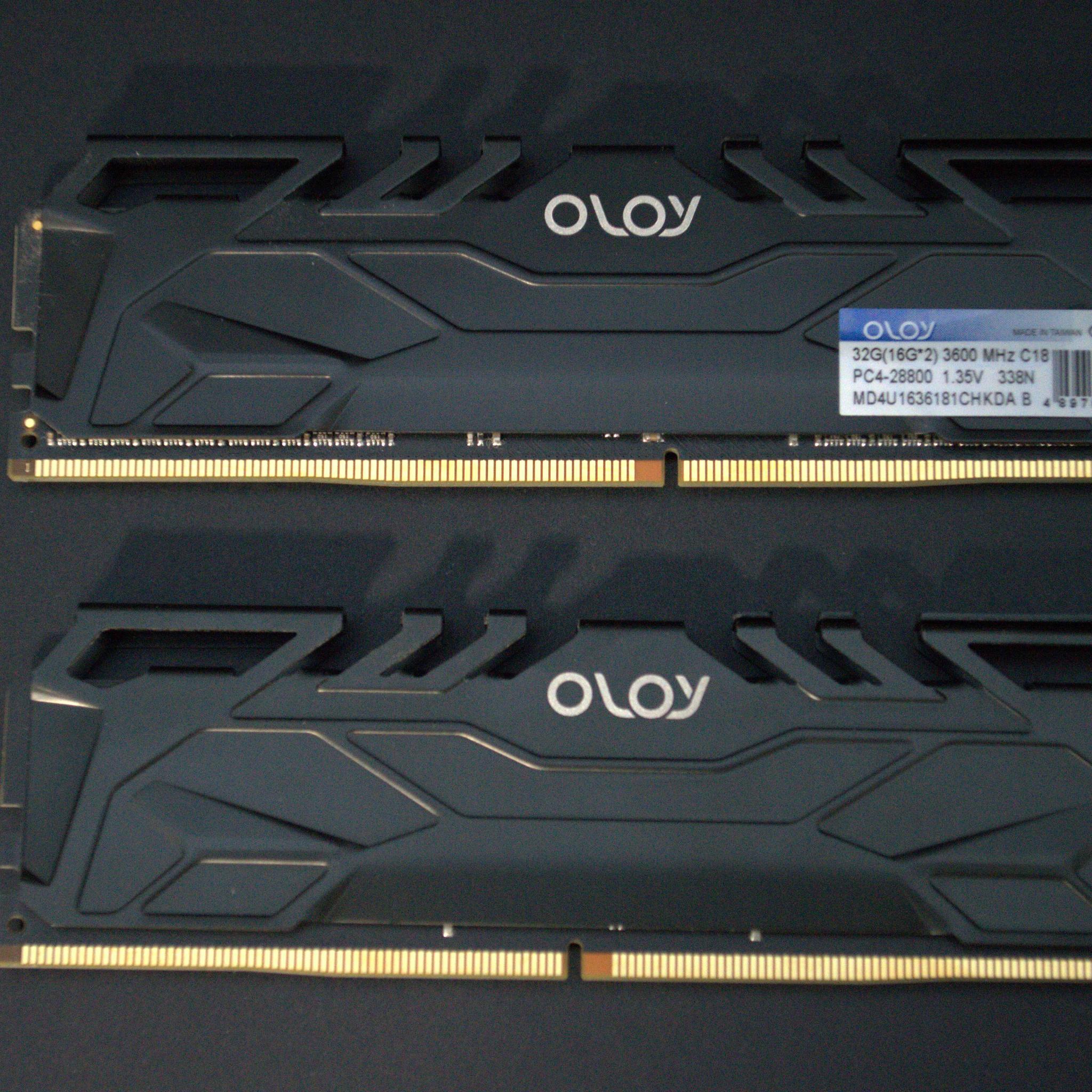 32GB (2×16GB) OLOy OWL DDR4 3600MHz CL18 Gaming RAM – Fast Ryzen Memory