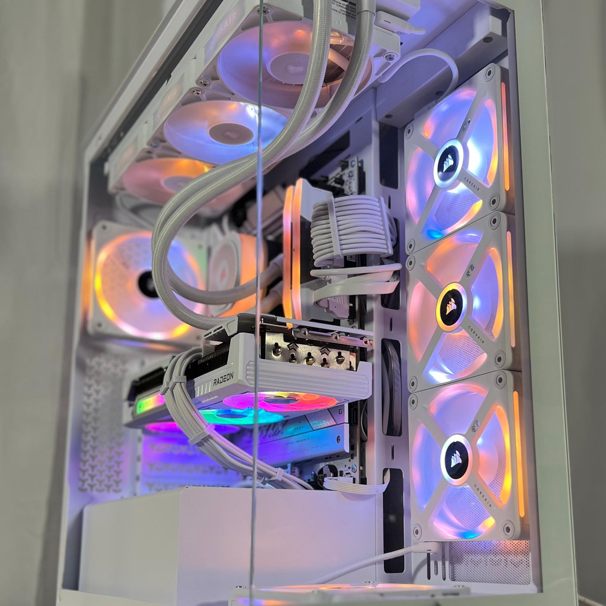 Icey white R7-9800x3d with Rx 9070 XT