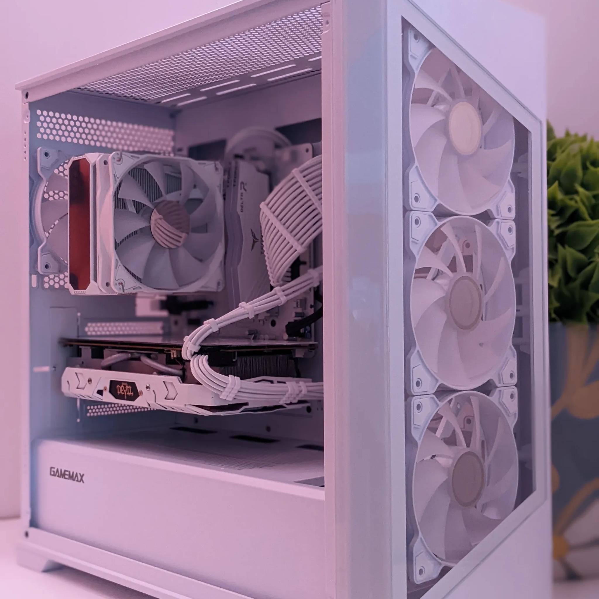 ⚪️Diablo Albus🔥🔥🔥| RX 580 8GB| Core I7 (6th Gen)| 16GB TFORCE DDR4 RAM| 1TB SSD|Windows 11 Pro