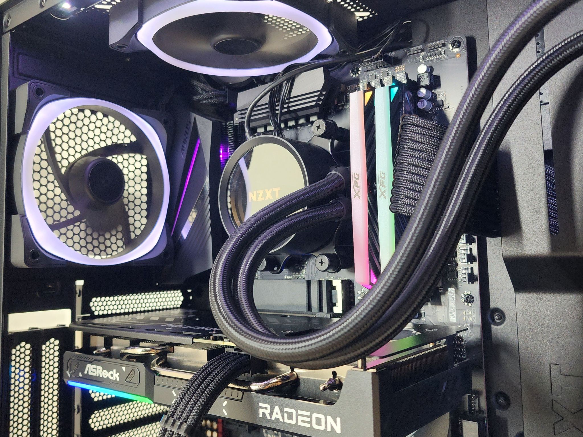 Gaming PC Ryzen 5 5600X 16GB RAM 500GB SSD RX 9060 8GB Windows 11 Computer
