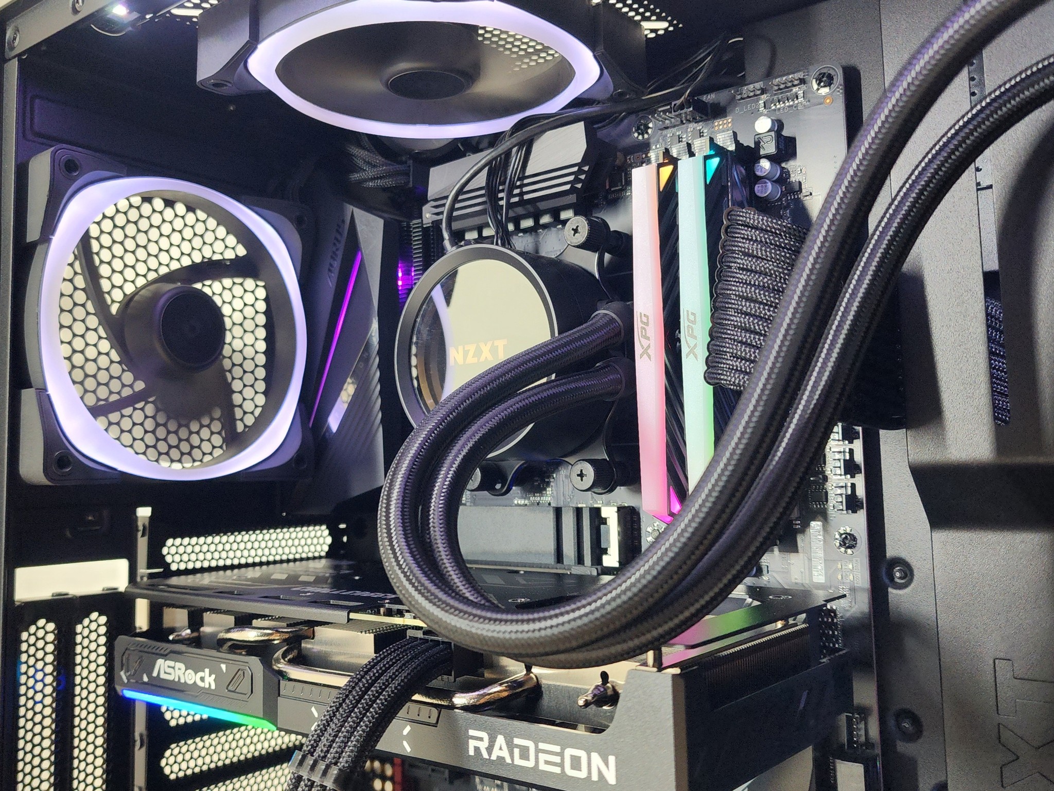 Gaming PC Ryzen 5 5600X 16GB RAM 500GB SSD RX 9060 8GB Windows 11 Computer