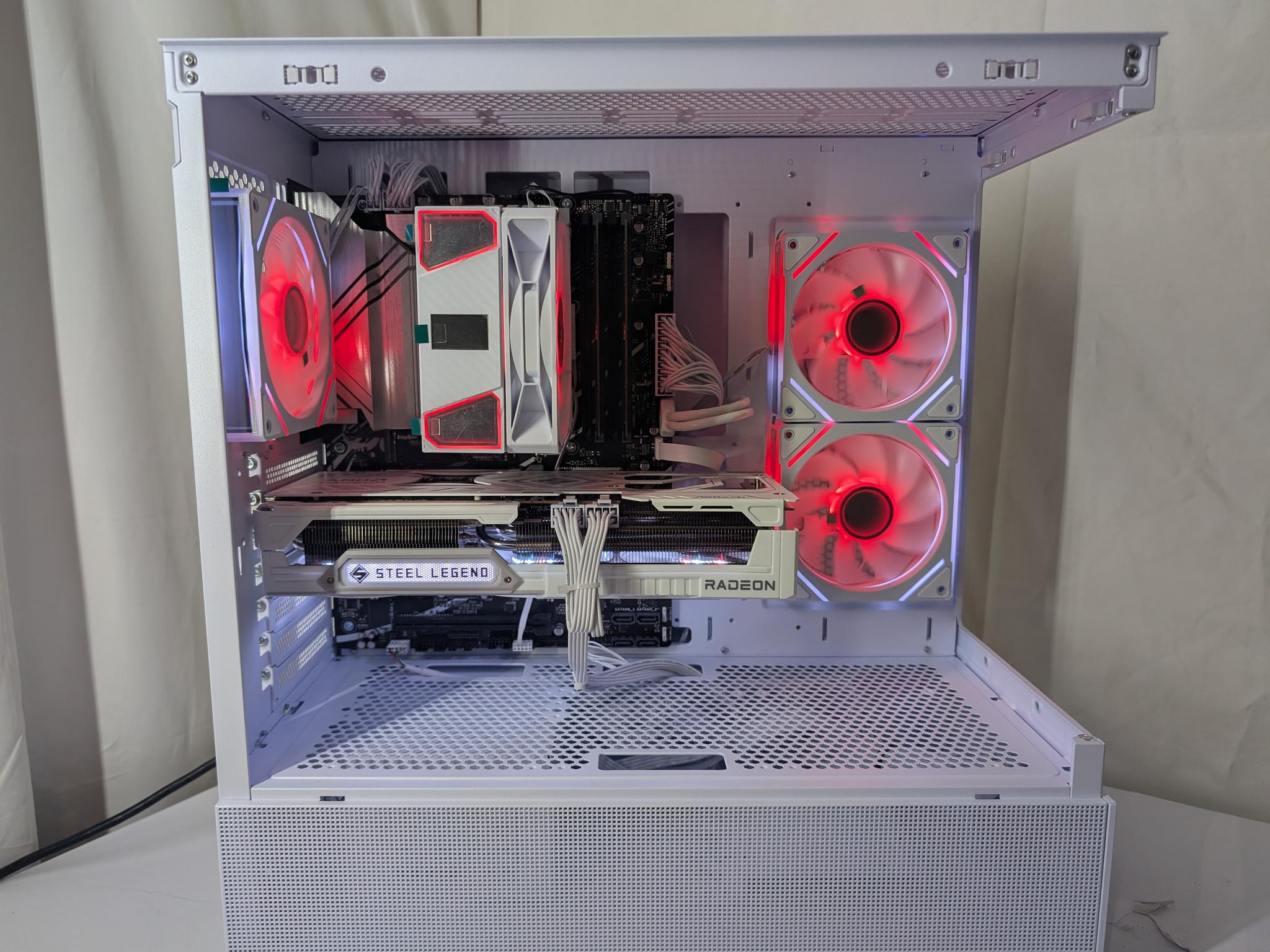 9070XT 16GB | I5 12600KF | 16GB DDR5 | 1TB NVME | 1000W PSU |ALL WHITE