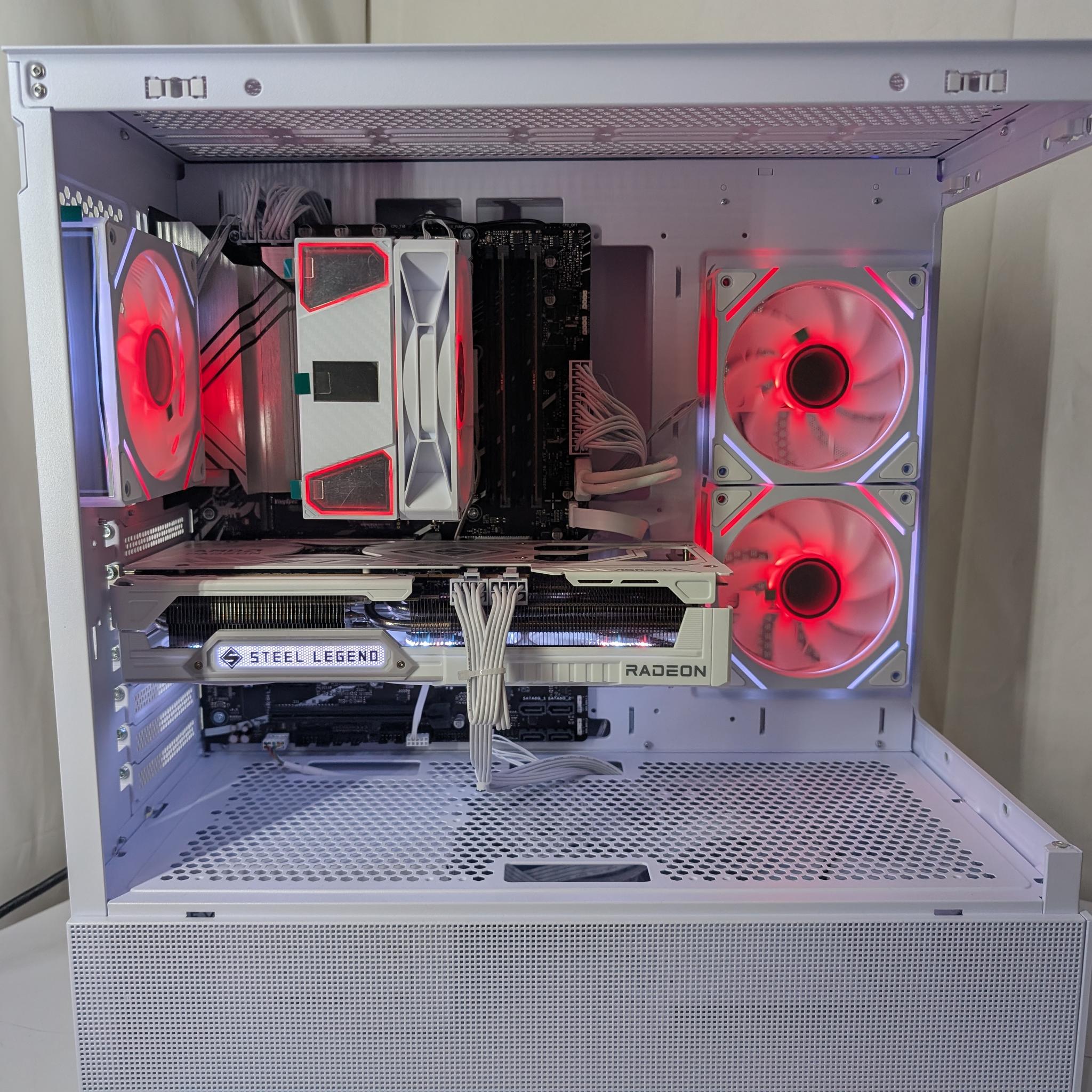 9070XT 16GB | I5 12600KF | 16GB DDR5 | 1TB NVME | 1000W PSU |ALL WHITE