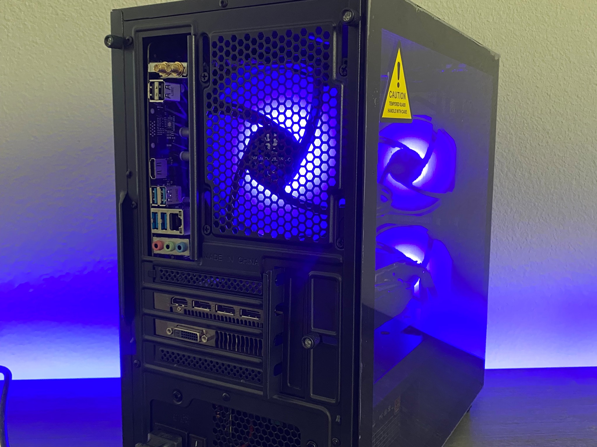 Team Red Gaming PC 1440P - AMD RX 580 8GB - AMD Ryzen 5 2600 - ARGB - 1TB NVMe