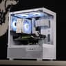 WHITE GAMING PC, RYZEN 5 2600x, GTX 1070, WIFI