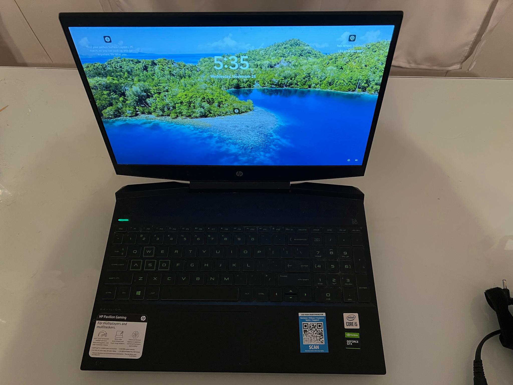 HP Pavilion Gaming Laptop | NVIDIA GTX 1650 | 16 GB RAM | 256 GB SSD | Intel i5