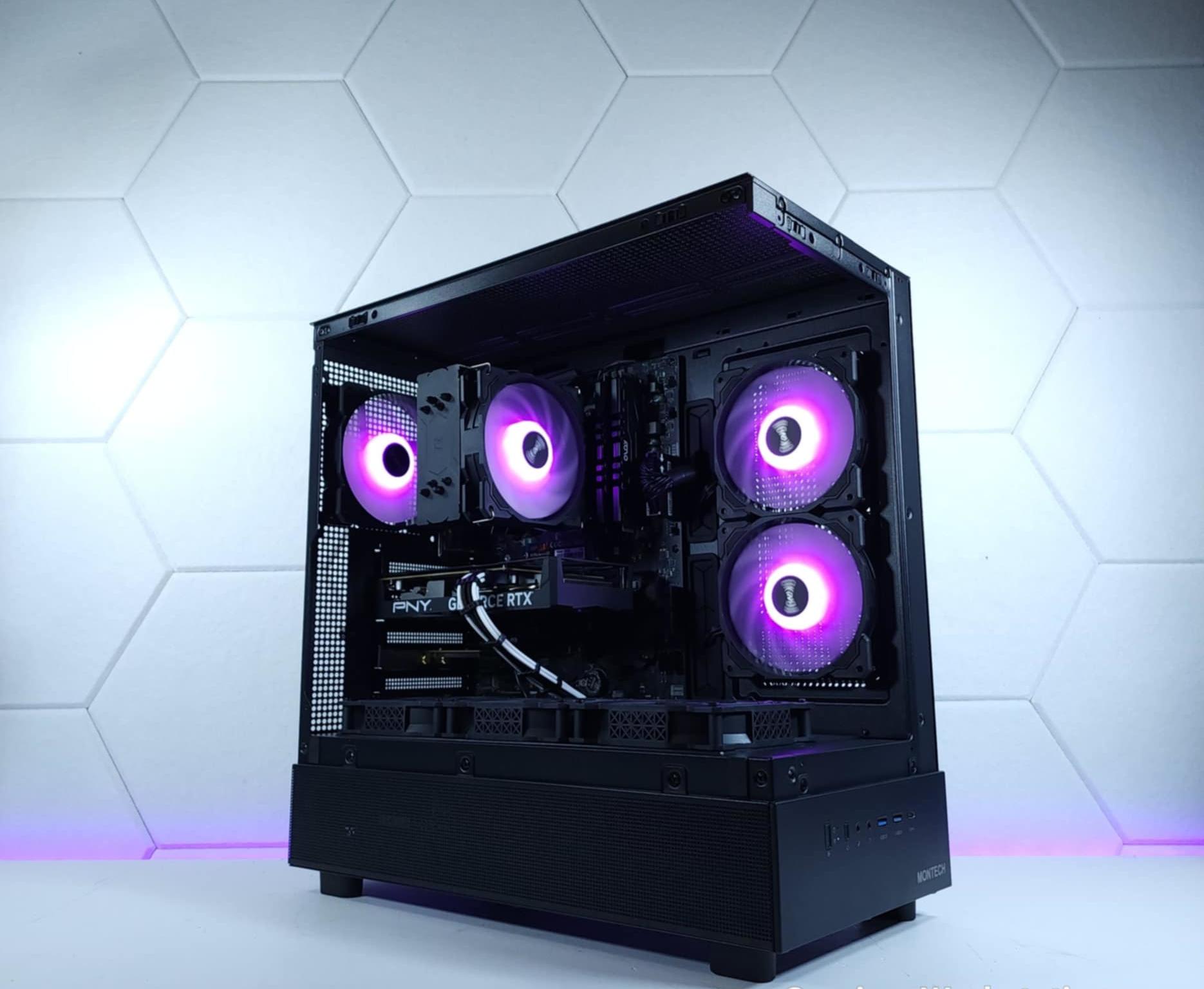 💜RTX 4060●Ryzen 5 5600GT●1TB NVMe●32GB 3200MHz DDR4●1080p Gaming Computer