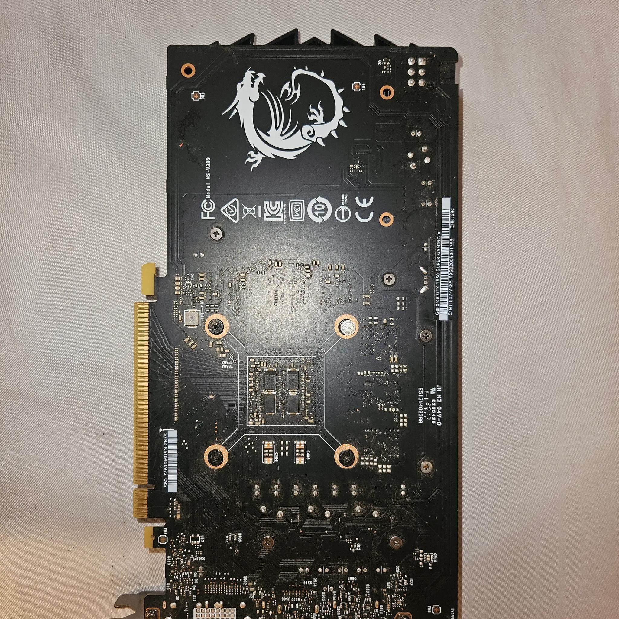 MSI 1650 Super