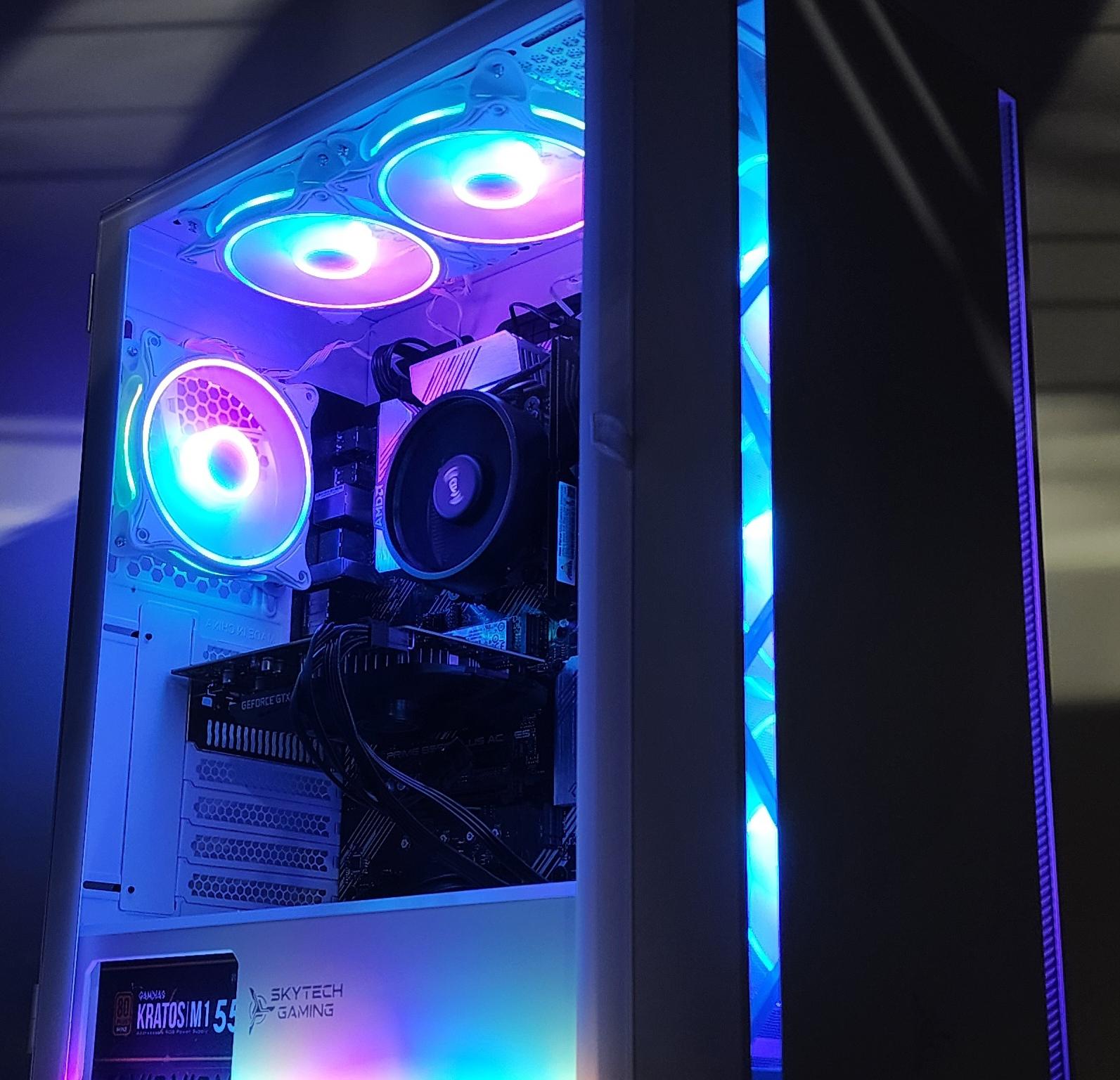 Gaming PC Ryzen 5 5600G 16GB RAM 256GB SSD + 1TB HDD GTX 1650 4GB Win11 Computer
