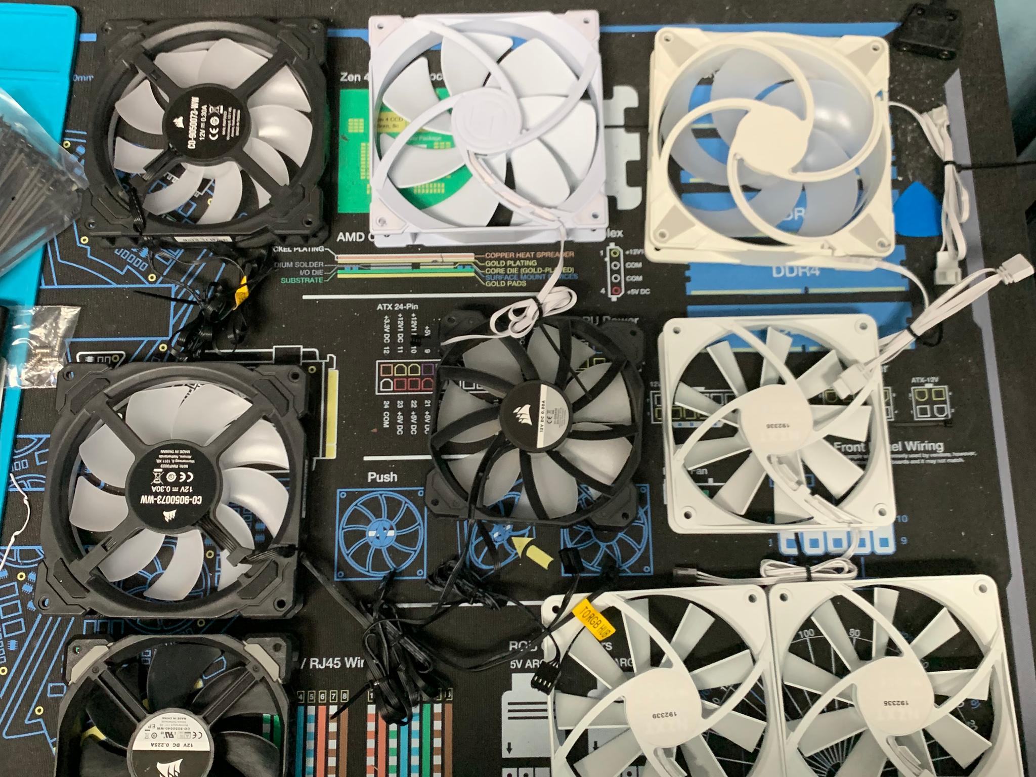 Lot of Mixed Case Fans