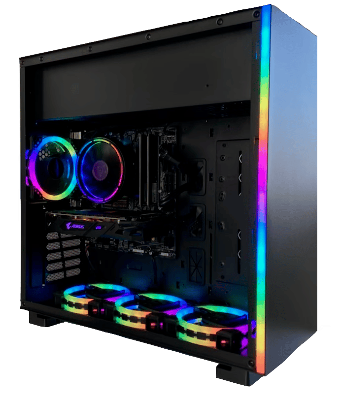 Forge Warrior Custom Gaming PC // RX 580 8 GB // 10105f // 500 GB NVME SSD // 16 GB DDR4 // WiFi 5