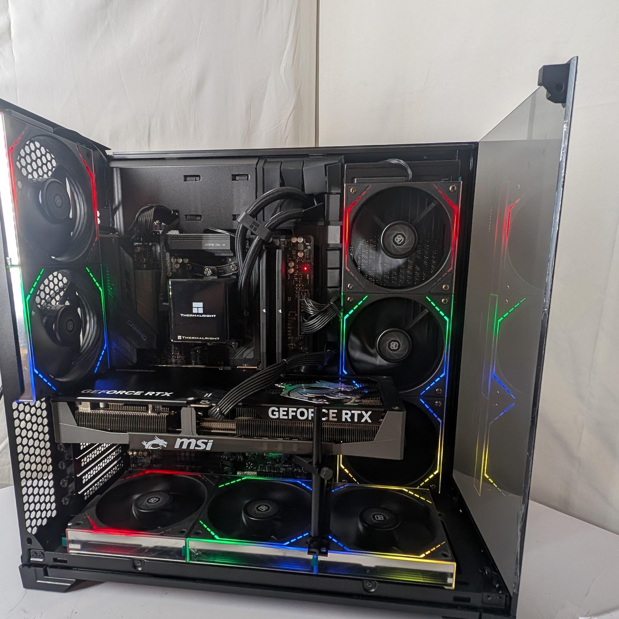 RTX 5080 | RYZEN 7 9800x3d | 64GB DDR5 | 2TB NVME | X870 MOTHERBOARD | lian li o11