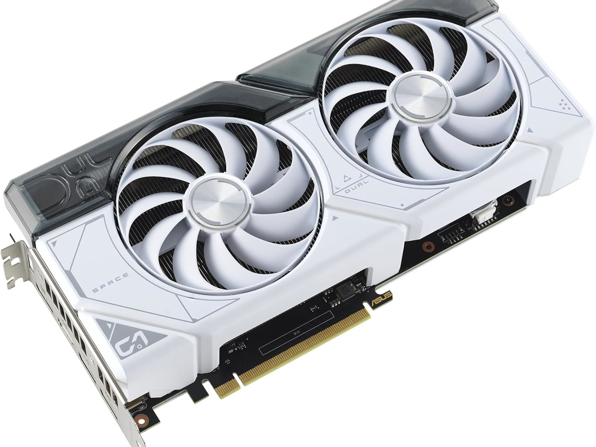 ASUS GeForce RTX 4070 Super 12GB Dual OC White GDDR6X Video Graphics Card GPU