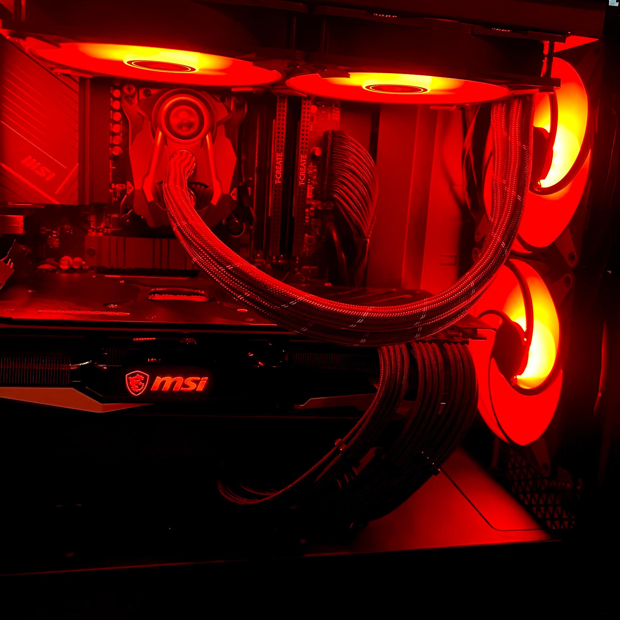 RX 7900 XTX w/ Ryzen 7 7700X - 4K Gaming PC with RGB Fans
