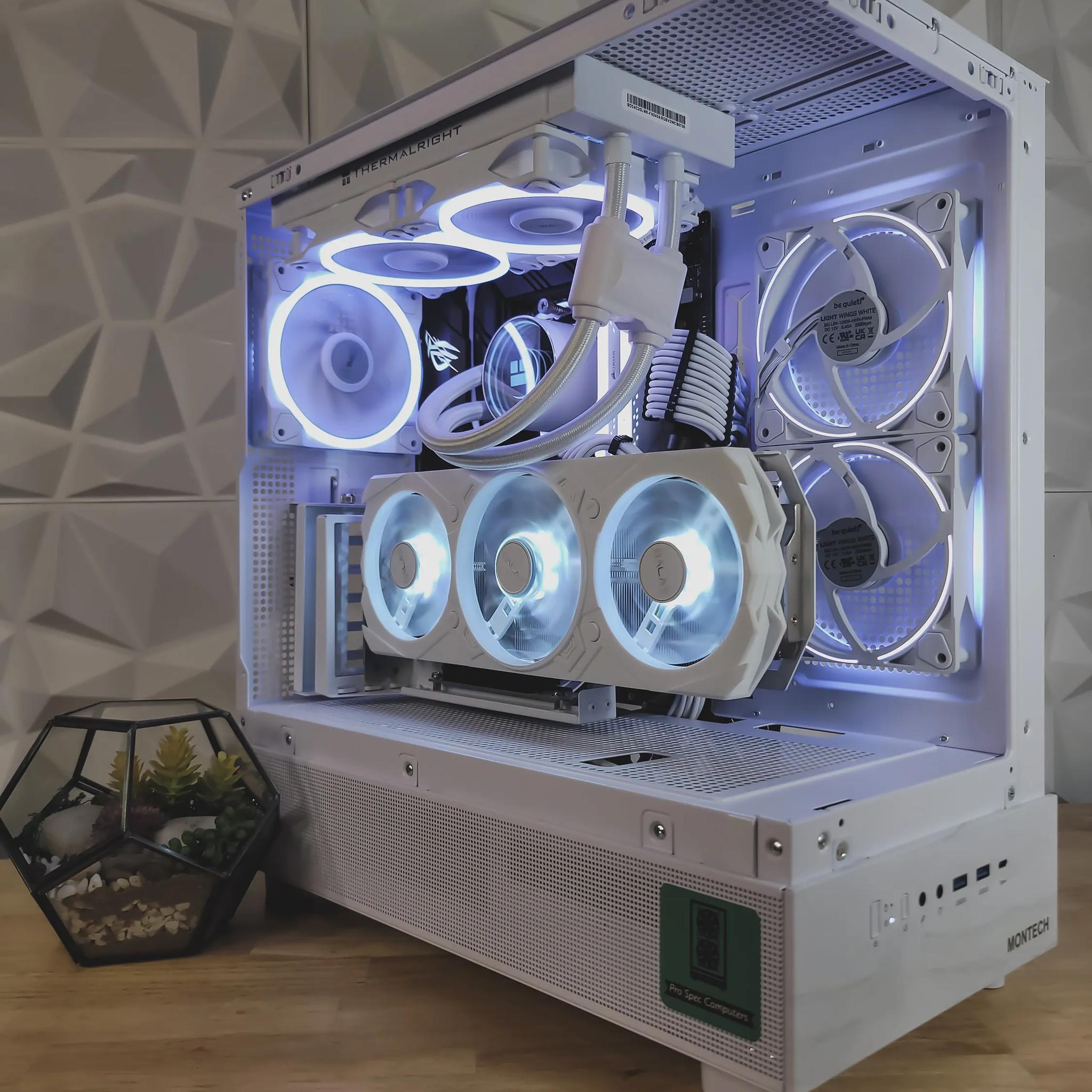 🎃 Halloween Sale 🎃 Ivory Storm: RTX 4070 | Ryzen 7 | 32GB RAM | 1 TB | 850w | Win11 Pro | Wifi