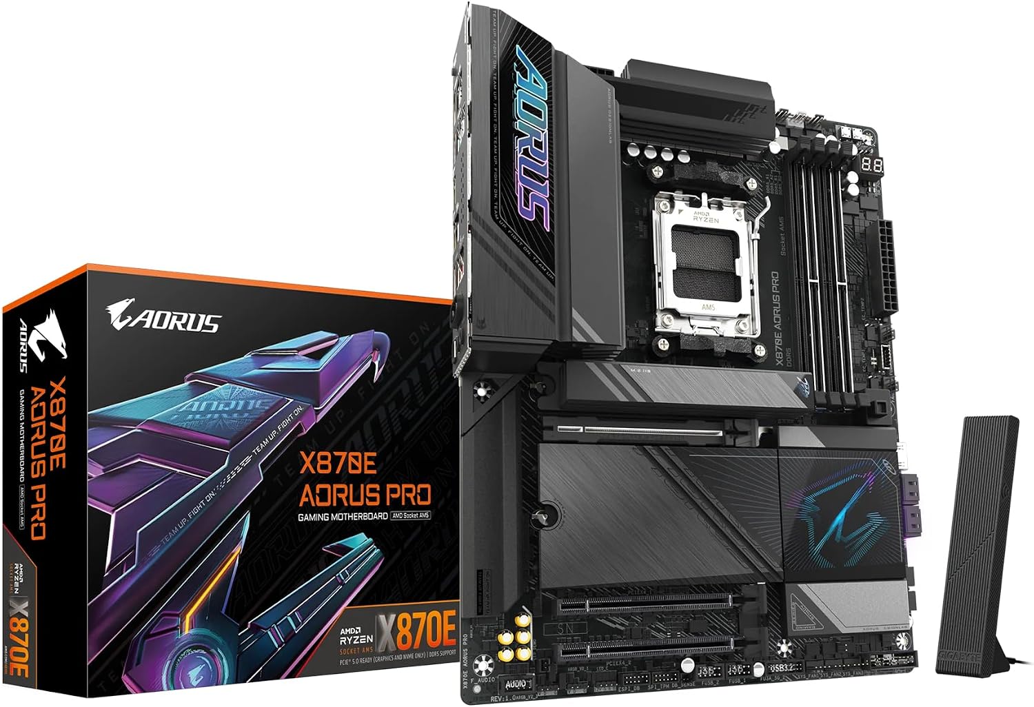 Brand New Gigabyte X870E AORUS PRO | AM5 | DDR5 | PCIe 5.0 | WiFi 7 | USB4 | Ryzen 9000 Ready