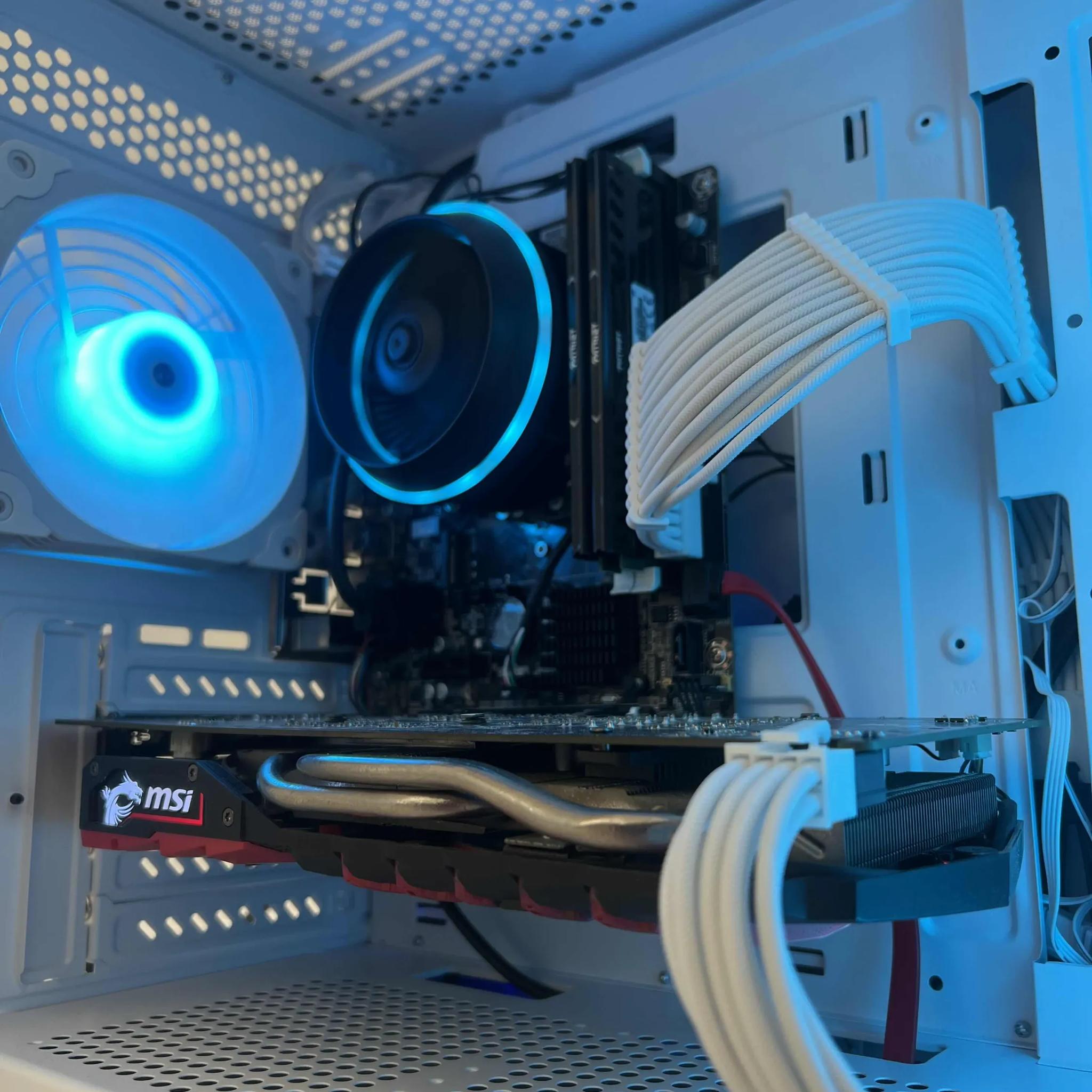 Budget | RX 570 | i7 Equivalent | 16GB RAM | 512GB SSD