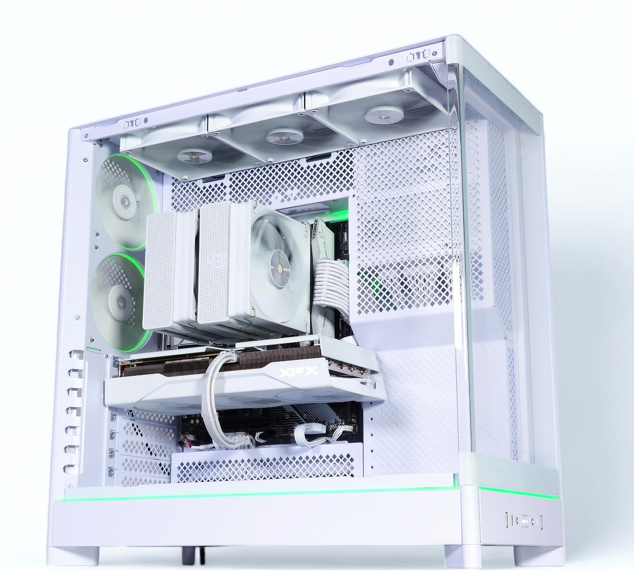 🤍Gaming PC⚪ Intel Arc B580  12GB ⚪AMD Ryzen 7 7500F⚪32GB DDR5⚪1TB NVME