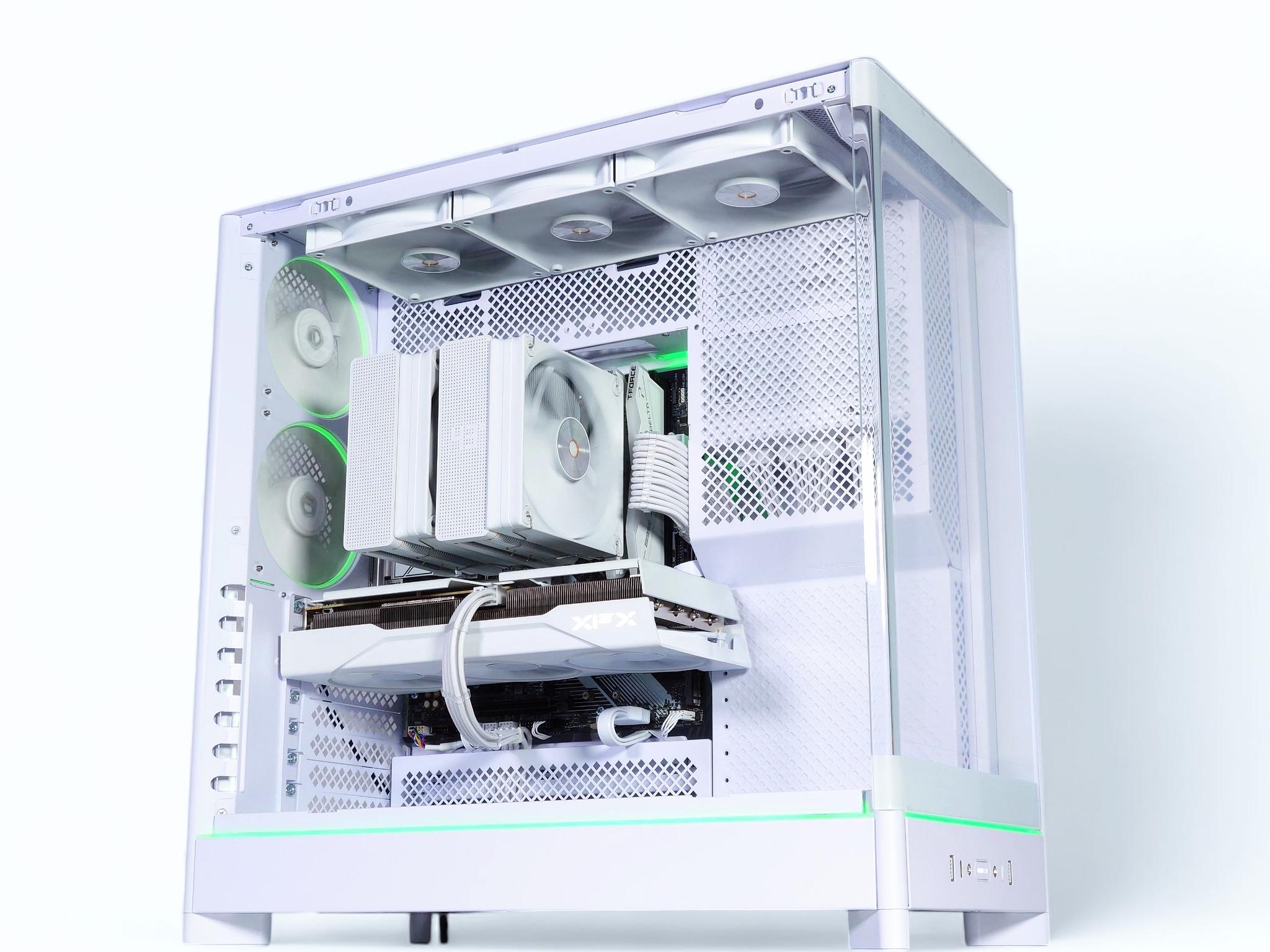 🤍Gaming PC⚪ Intel Arc B580  12GB ⚪AMD Ryzen 7 7500F⚪32GB DDR5⚪1TB NVME
