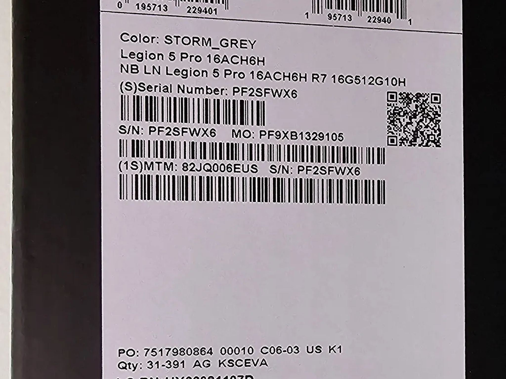 |NEW| LENOVO Legion 5 Pro 16ACH6H 165Hz AMD Ryzen 7 5800H 64GB DDR4 500GB 980 Pro M.2 RTX 3060