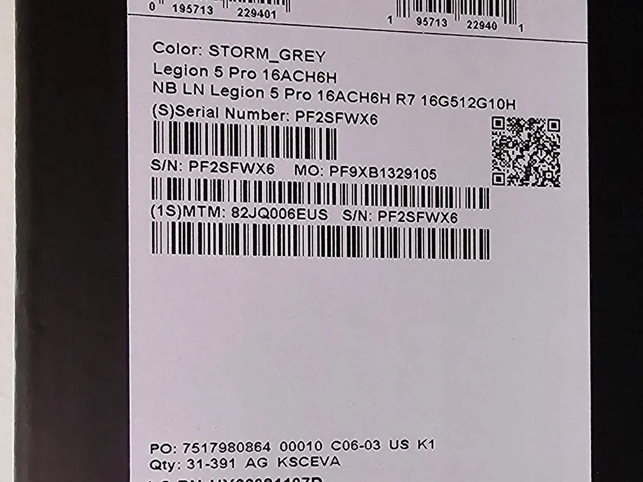 |NEW| LENOVO Legion 5 Pro 16ACH6H 165Hz AMD Ryzen 7 5800H 64GB DDR4 500GB 980 Pro M.2 RTX 3060