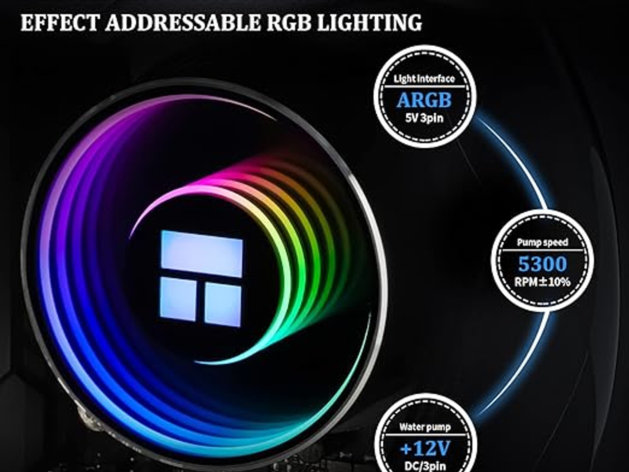 JW0229289INV 240MM CPU Cooler Upgrade