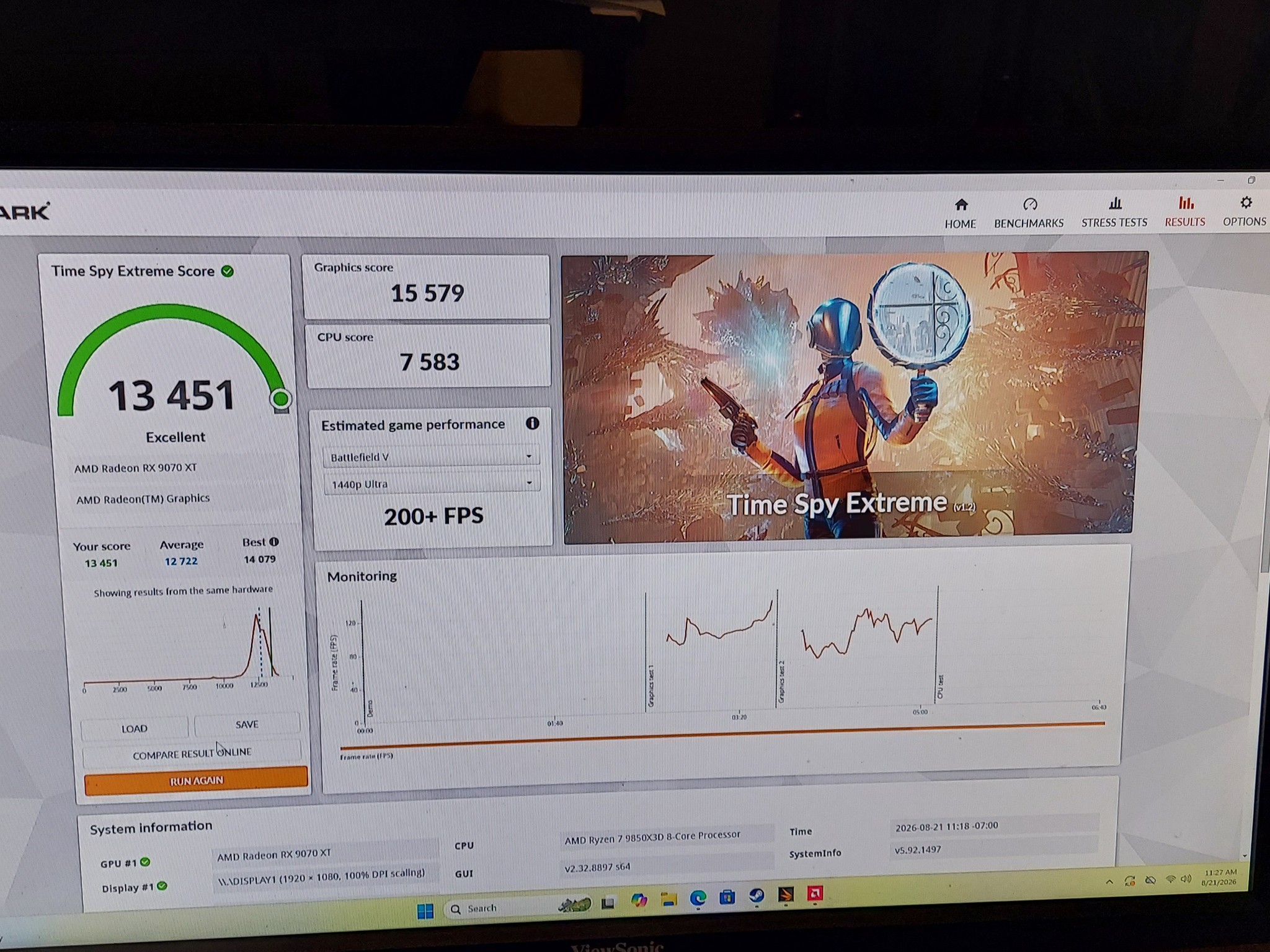 Aorus Ice 9850X3D/RX 9070XT Gaming PC