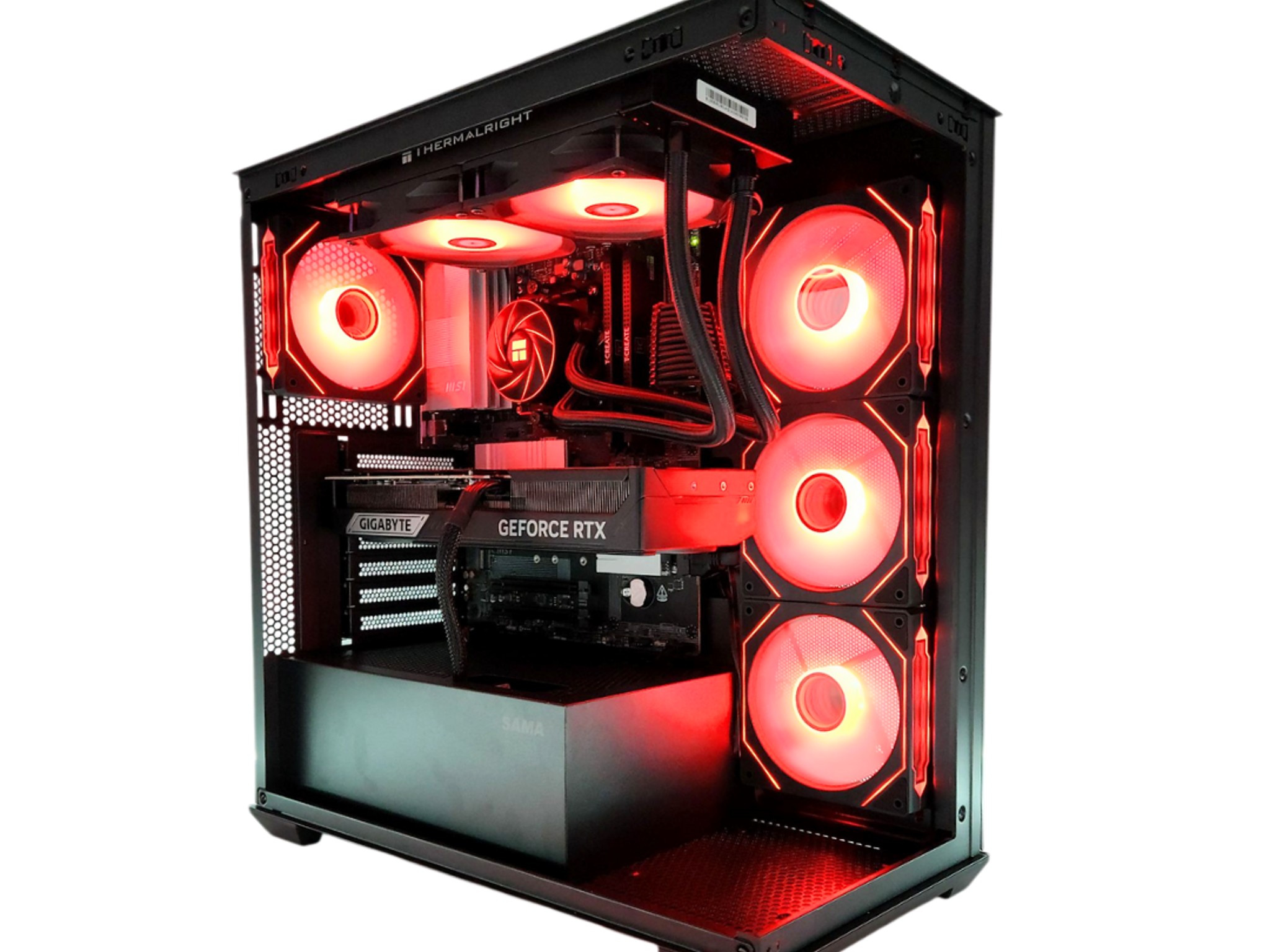 💣 Grenade 🪖: RTX 5070 TI | Ryzen 9600X | 32GB DDR5 RAM | 2TB SSD | 6 RGB Fans | Black Gaming PC