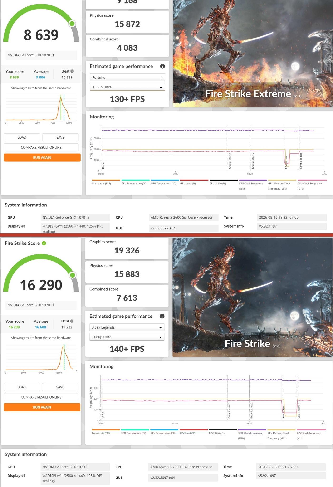 GeForce GTX 1070 Ti Custom Gaming PC - Ryzen 5 2600, 16GB RAM