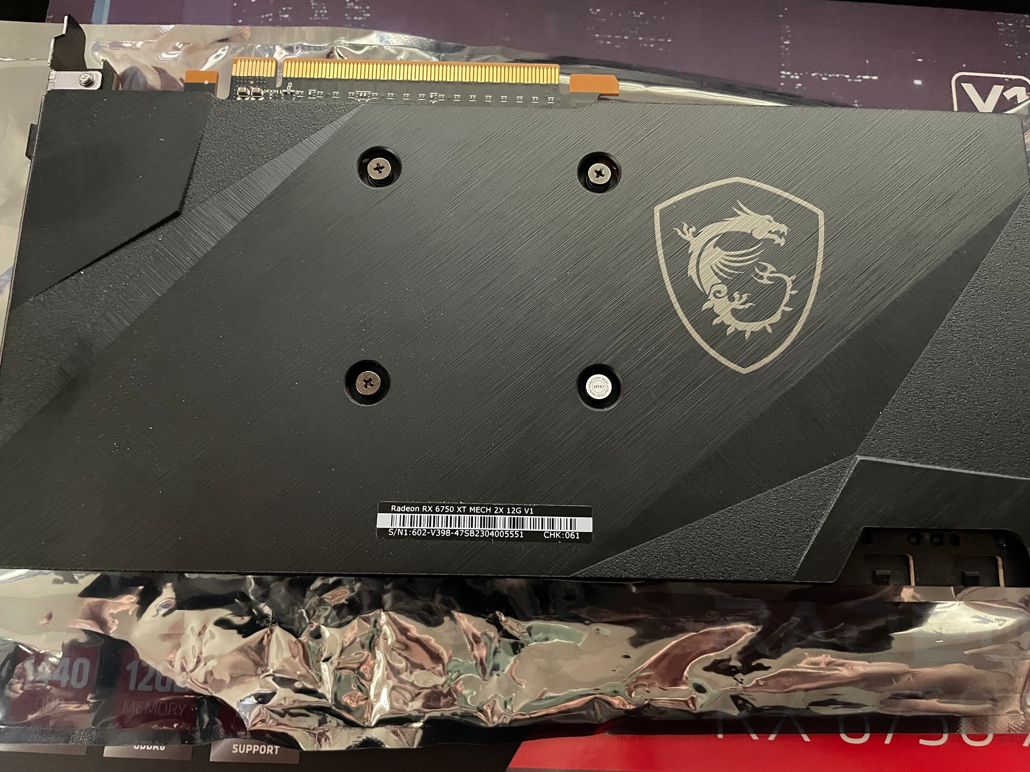 MSI RX 6750 xt Mech 2x