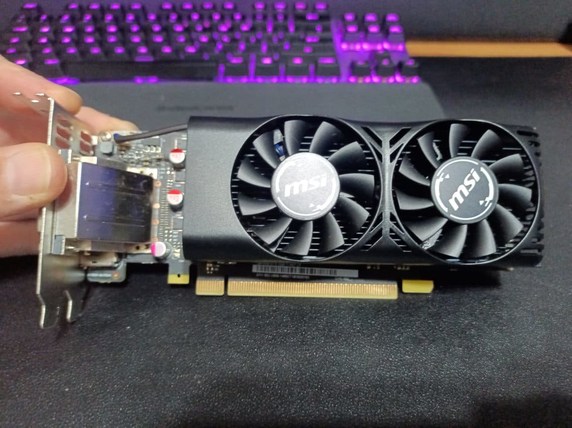 **SMF  MSI 1050 Ti 4GT  LP**