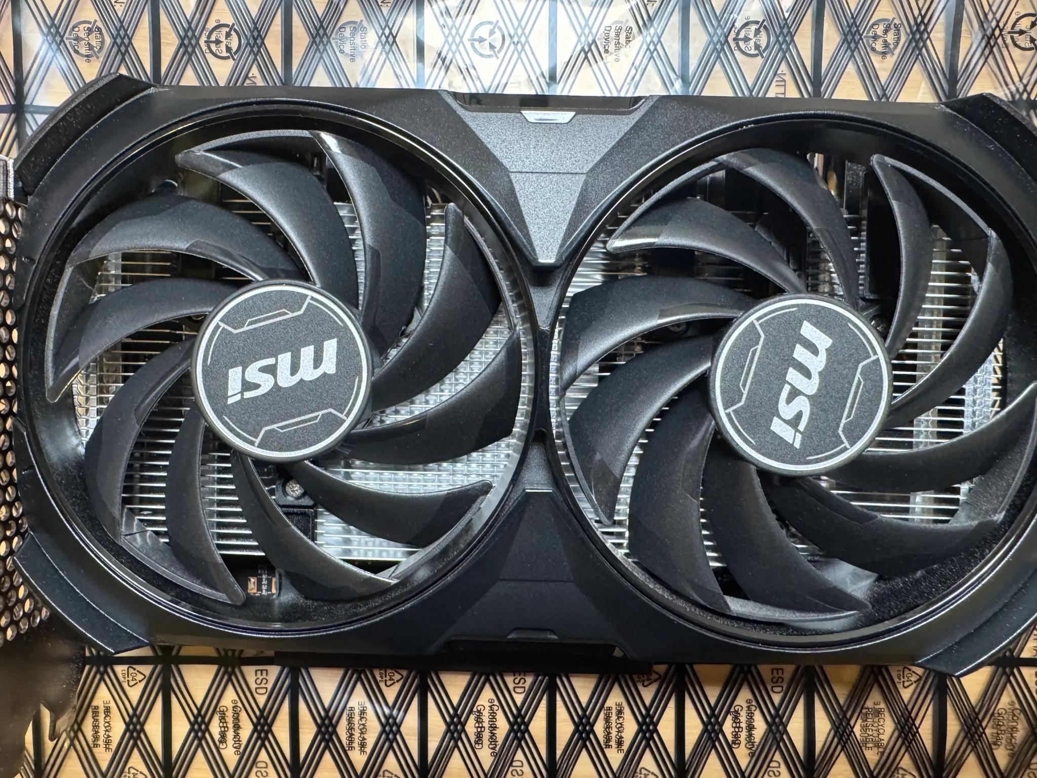 MSI GeForce RTX 4060 VENTUS 2X BLACK 8G GDDR6 OC