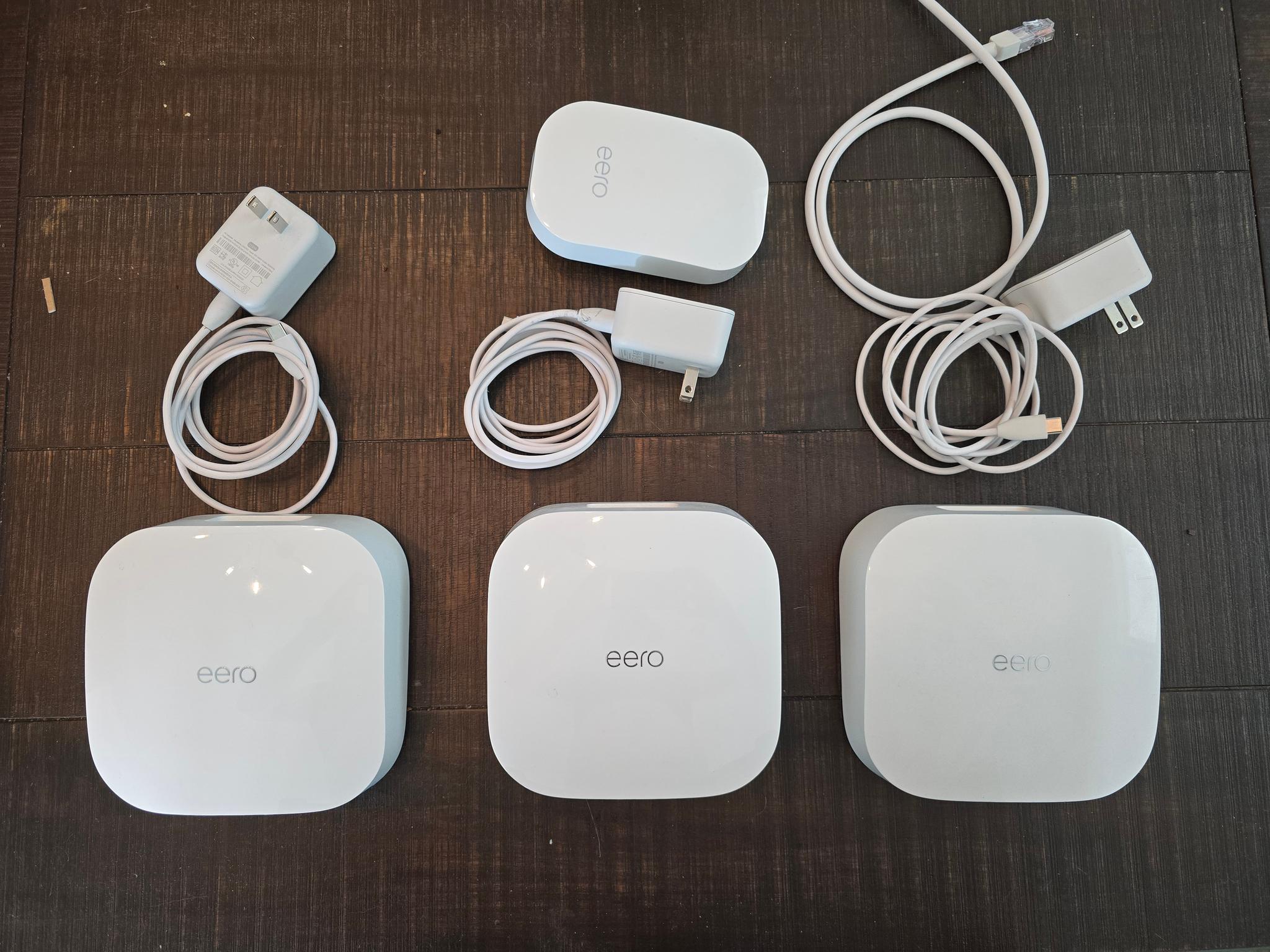 Eero 6 Pro 3 Pack + Eero Beacon Extender