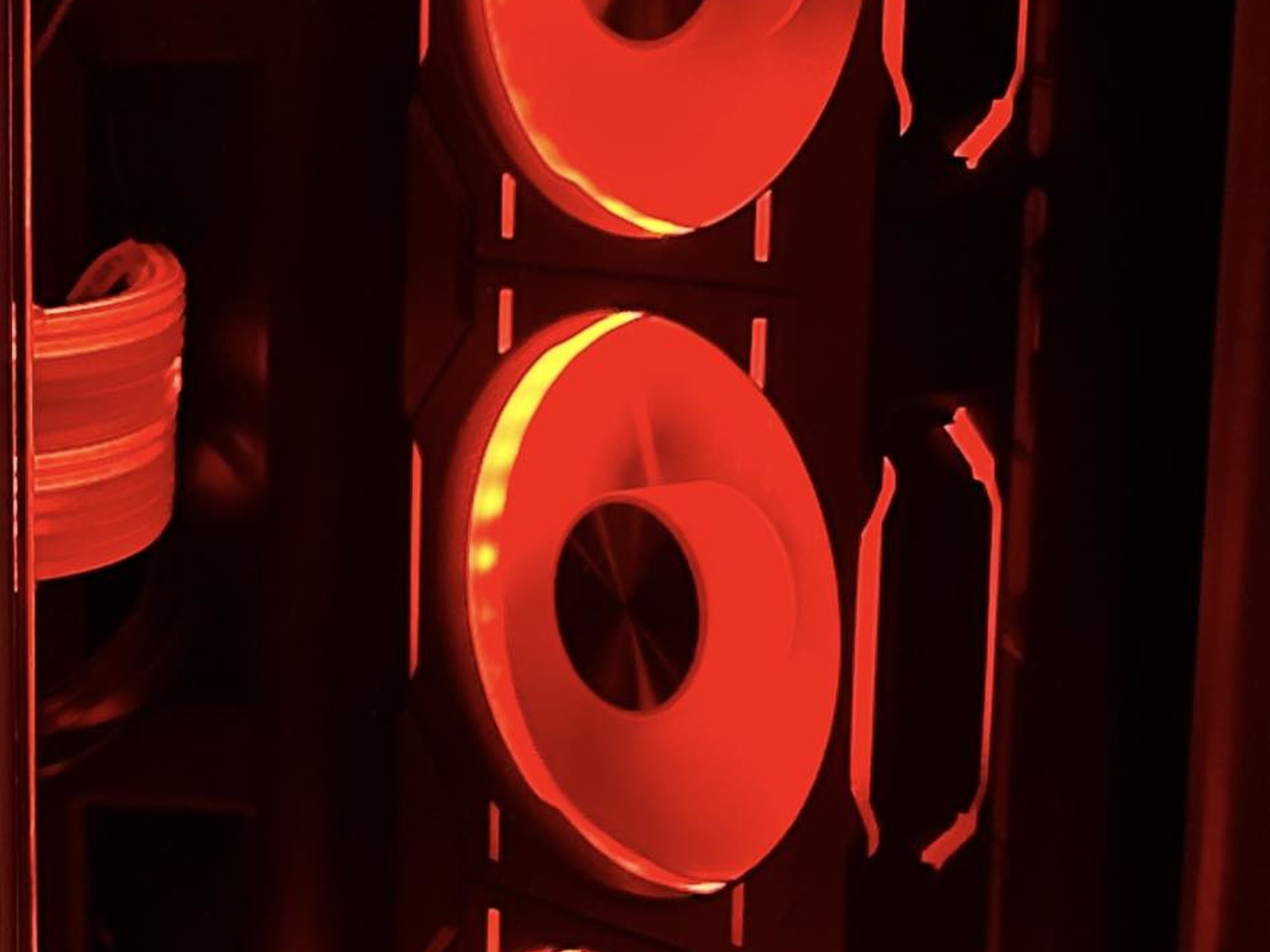 Used like new Phanteks D30 Case Fans - 1-140mm, 3-120mm reverse blade