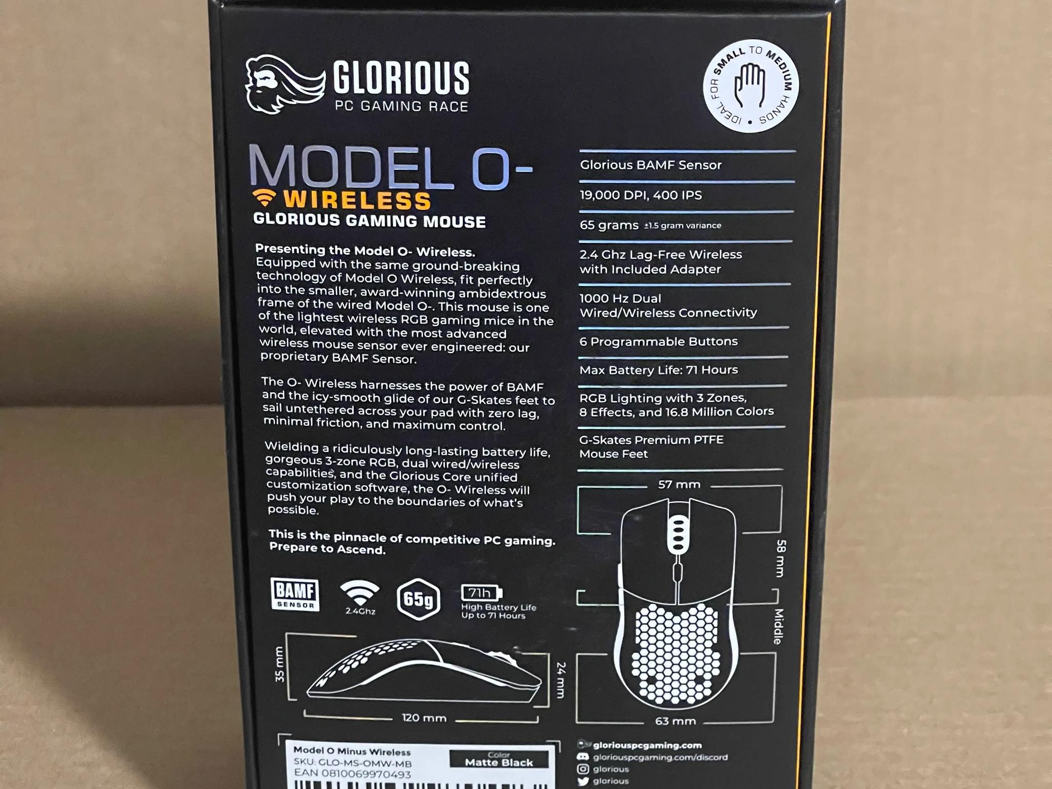 Glorious Model O Minus Wireless