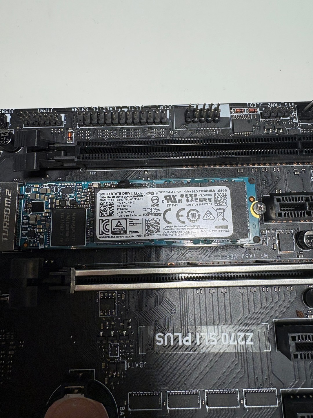Combo - i7 7700K, MSI Z270 Motherboard, 256GB NVMe | Jawa