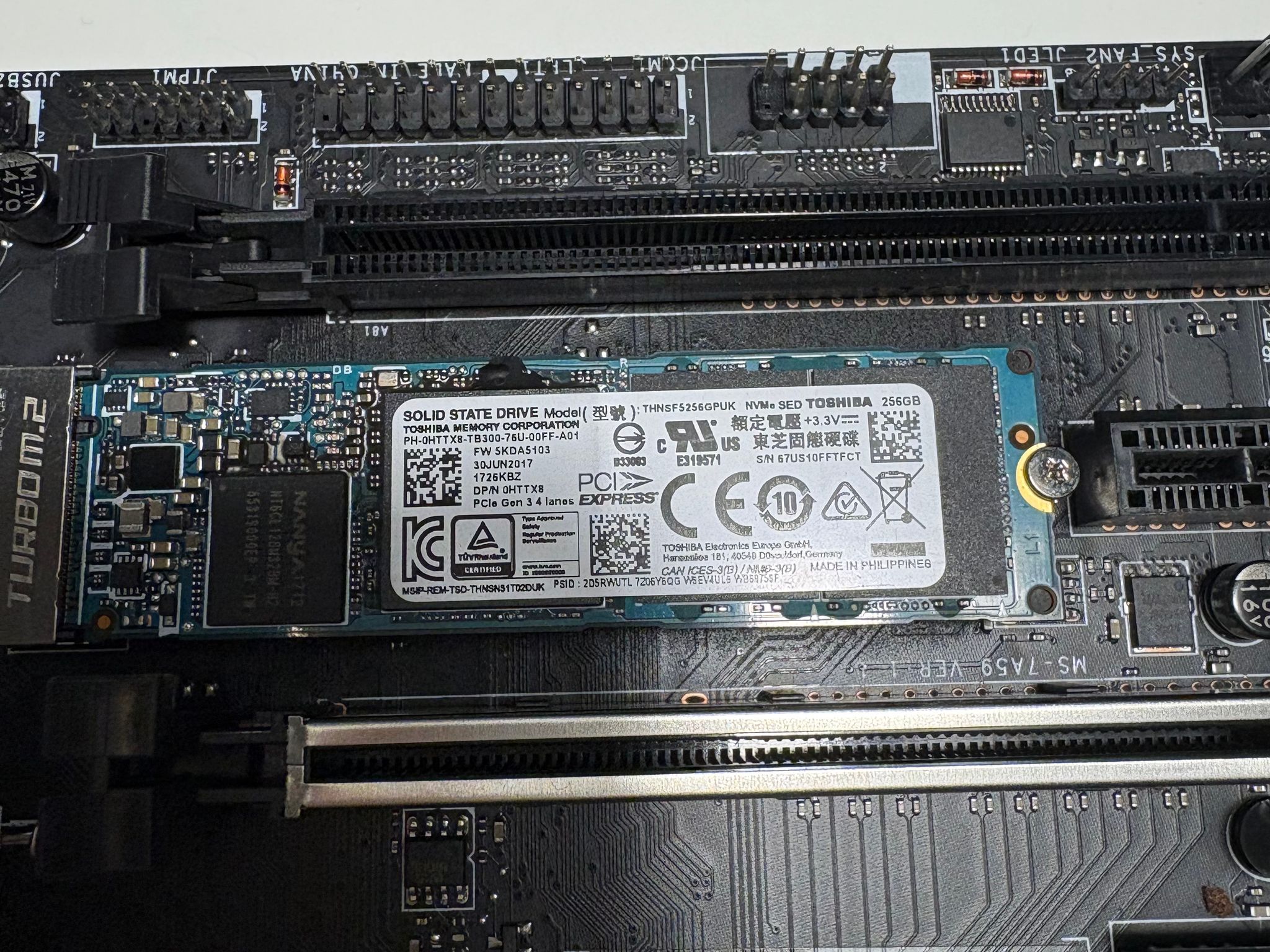 Combo - i7 7700K, MSI Z270 Motherboard, 256GB NVMe | Jawa