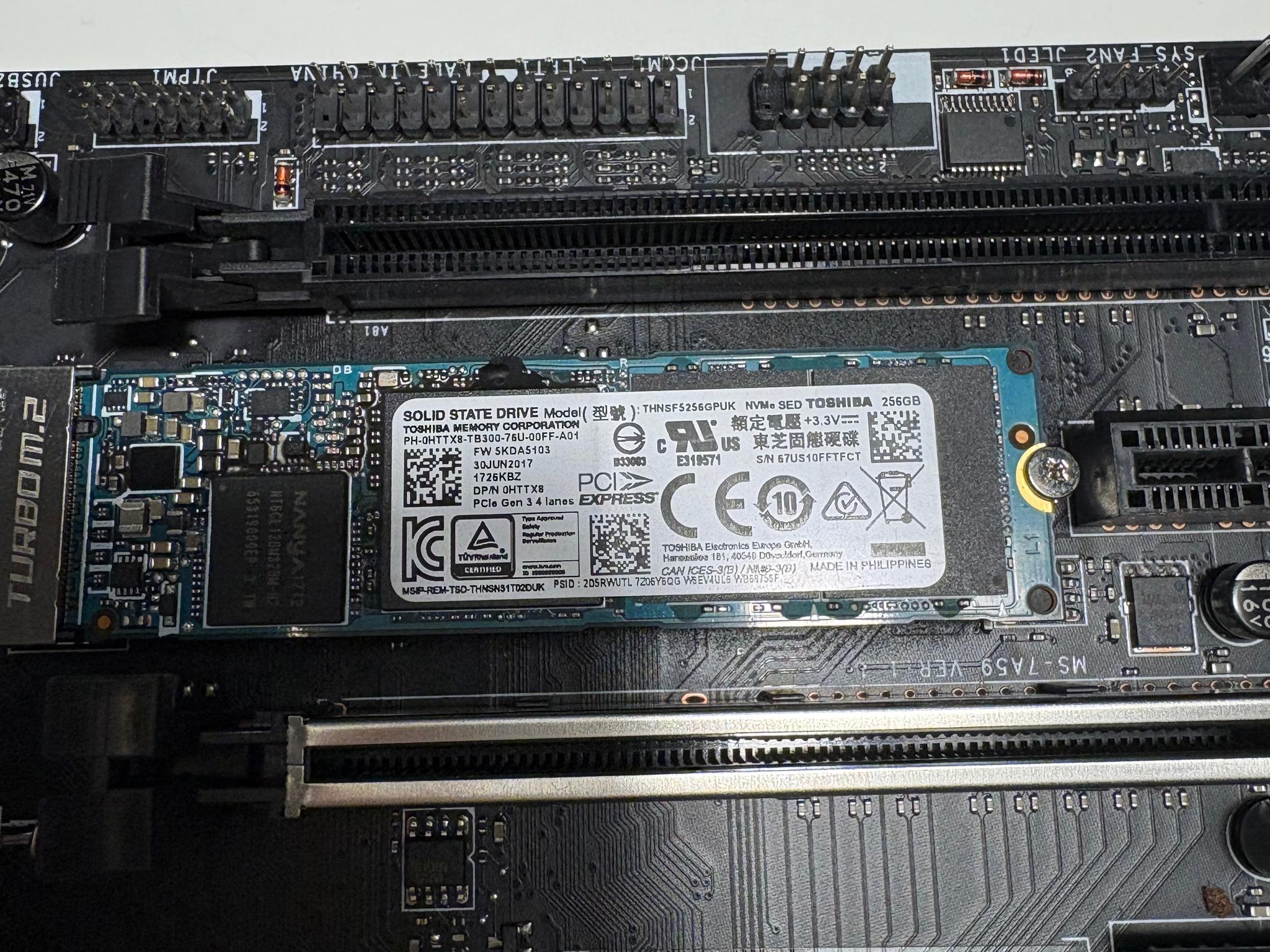 Combo - i7 7700K, MSI Z270 Motherboard, 256GB NVMe