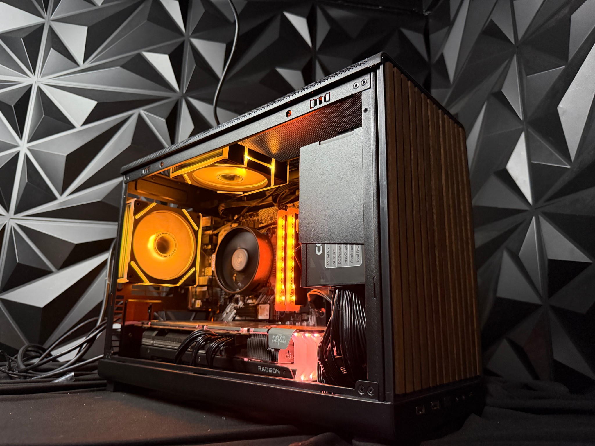 🌈🌲 NEON OAK 🌲🌈 Radeon RX 6750 XT Custom Gaming PC - Ryzen 5 5500