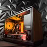 🌈🌲 NEON OAK 🌲🌈 Radeon RX 6750 XT Custom Gaming PC - Ryzen 5 5500