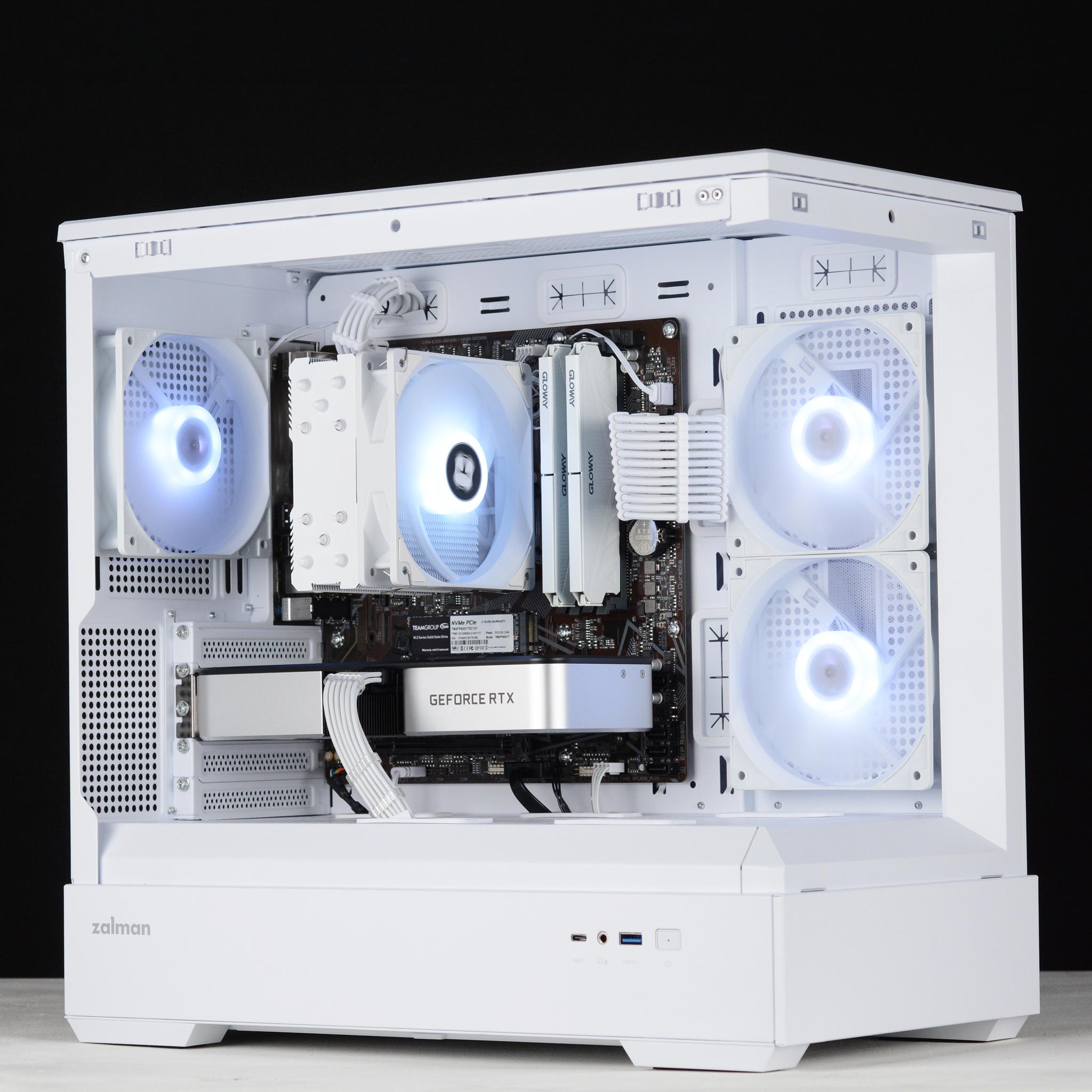 ⚪⚪ Pearl: 1080p/1440p Streaming and Gaming PC | RTX 3060 Ti, Ryzen 7, 32GB DDR4, 1TB SSD, WiFI