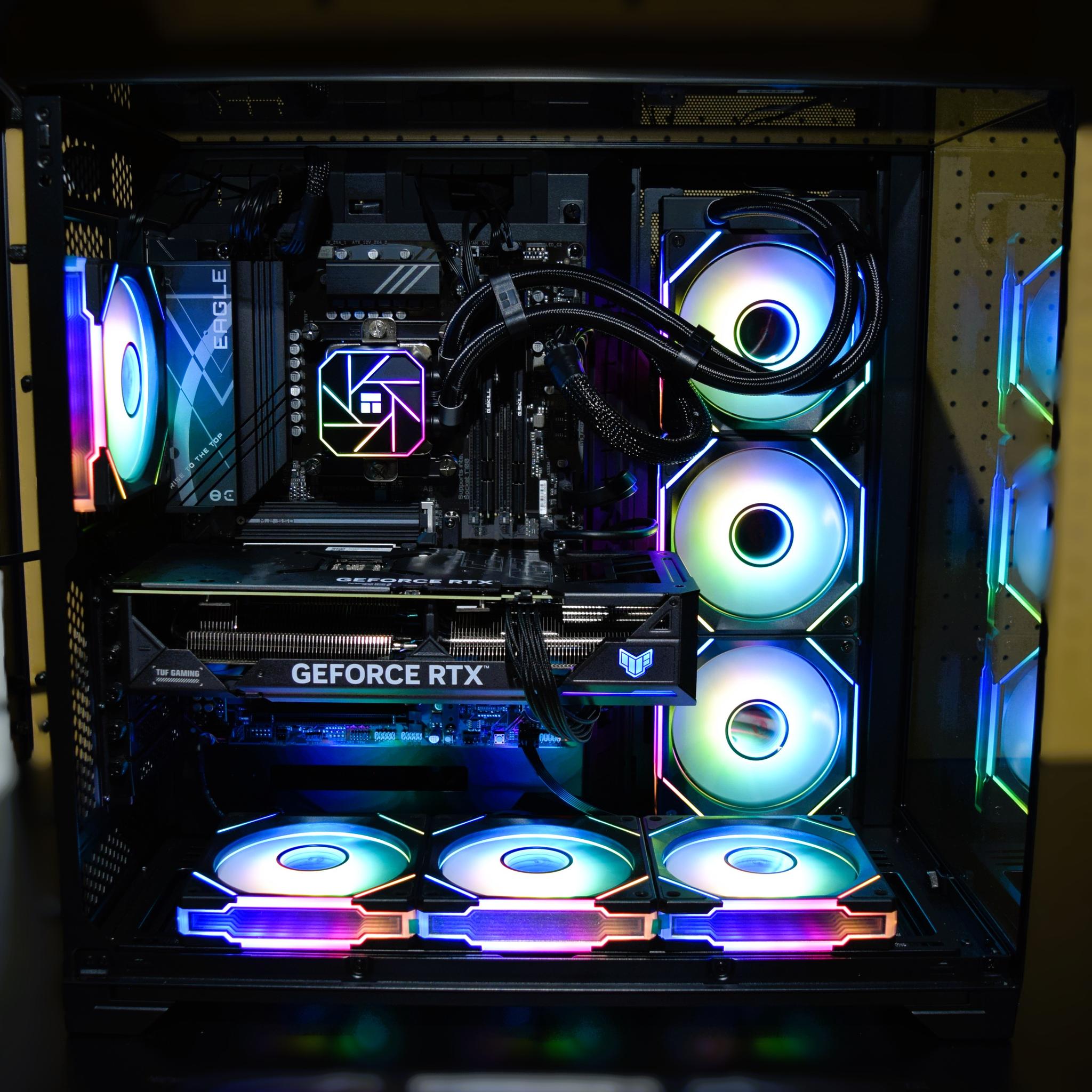 (NEW) 4K / 1440p Ultra Gaming PC All New Parts: Nvidia Asus Tuf 4070 | 1TB NVME |...